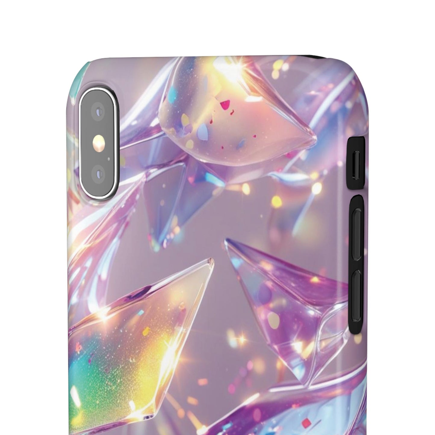 Snap Case iPhone Handyhülle – 3D-Effekt mit Diamant Design