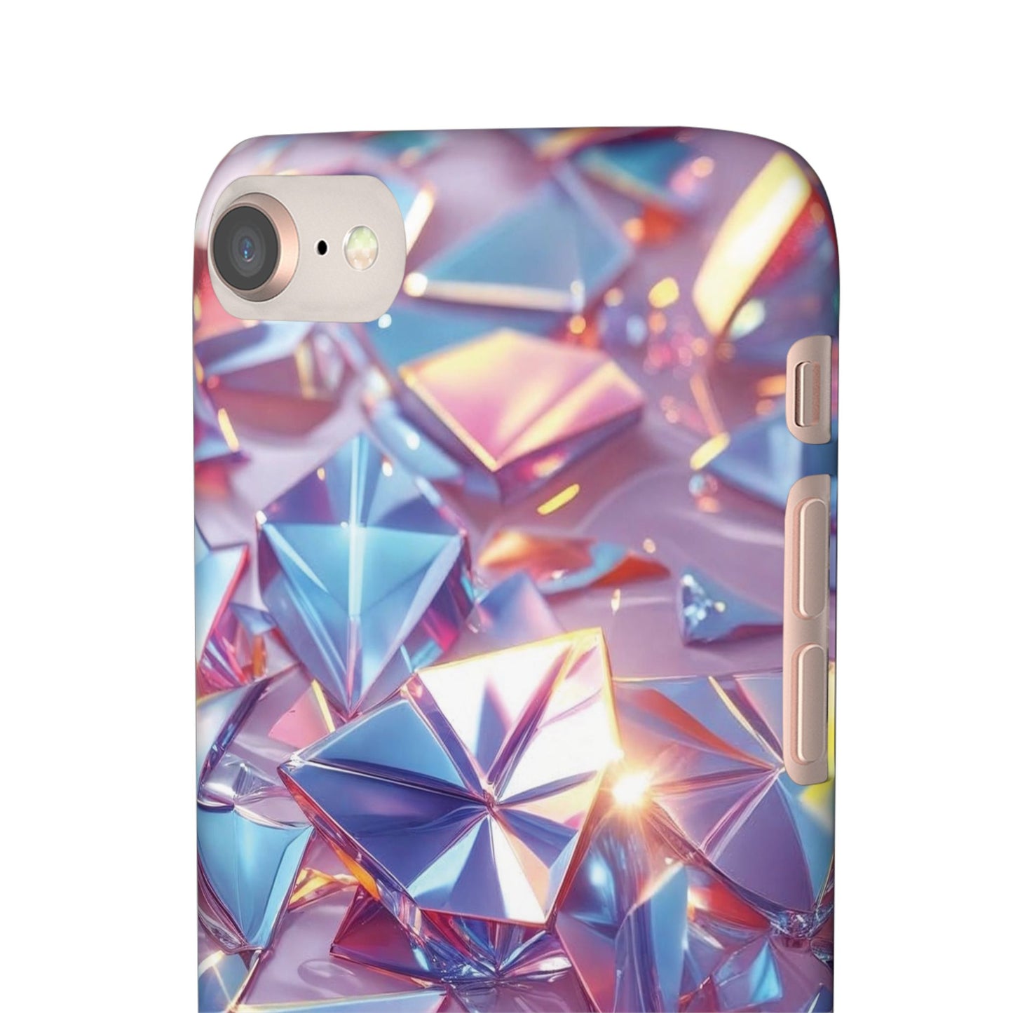 Snap Case iPhone Handyhülle – 3D-Effekt mit Diamant Design