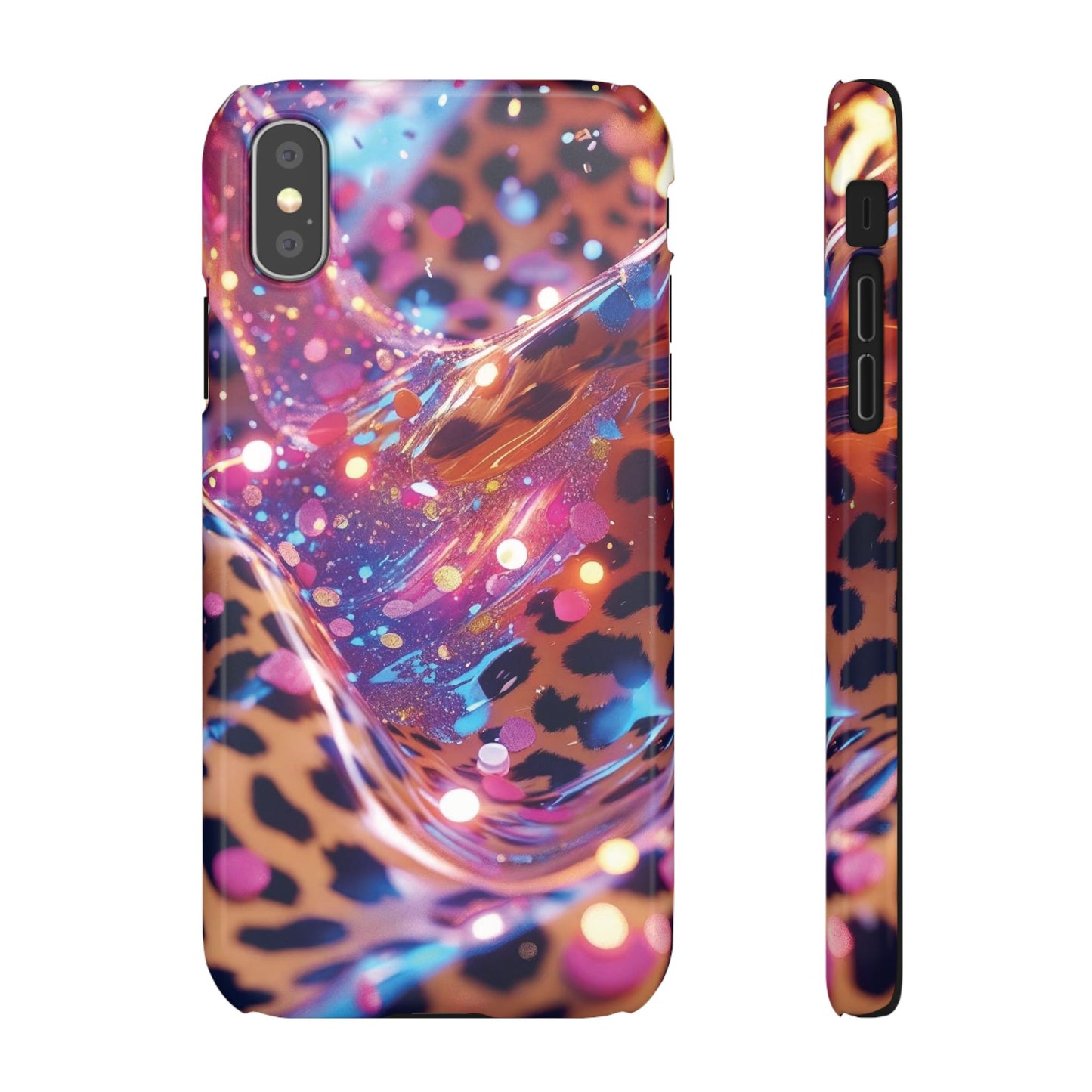 Snap Case Leopard Muster iPhone Handyhülle