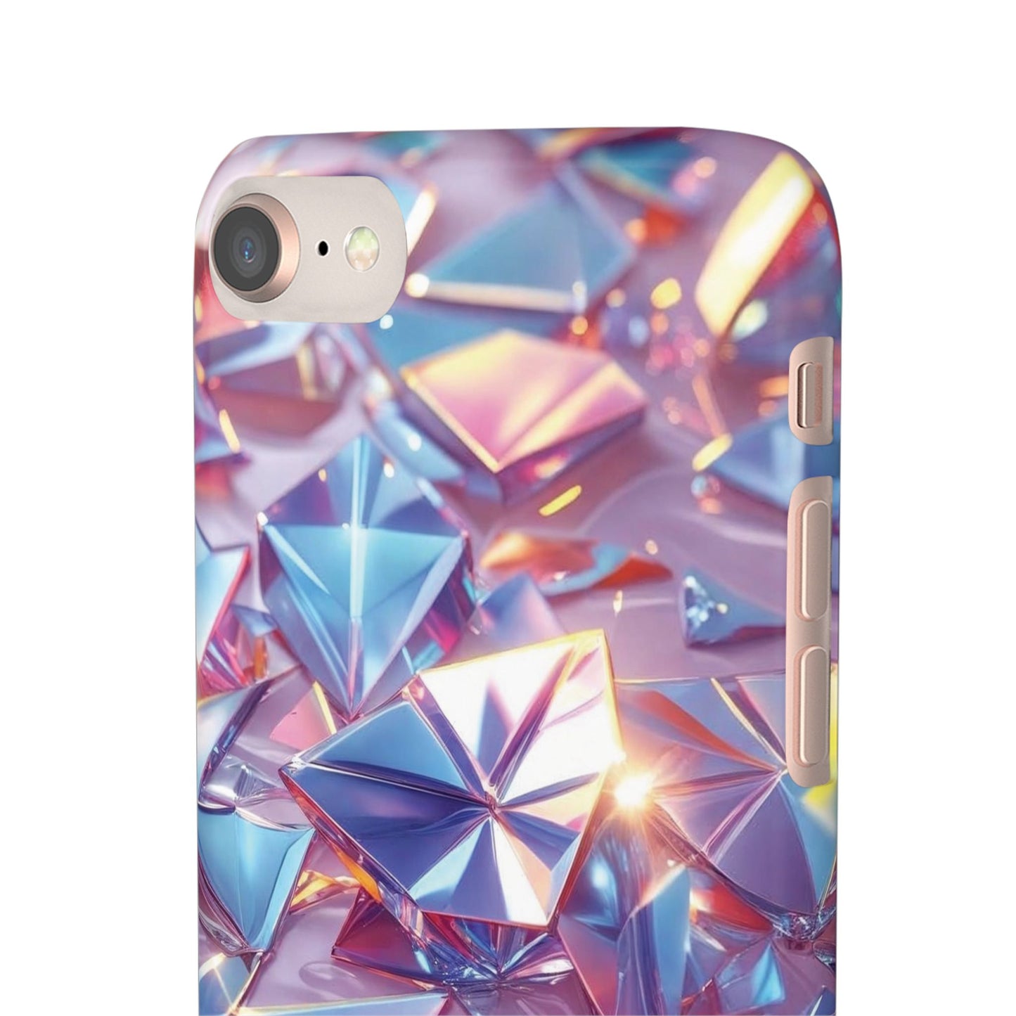 Snap Case iPhone Handyhülle – 3D-Effekt mit Diamant Design