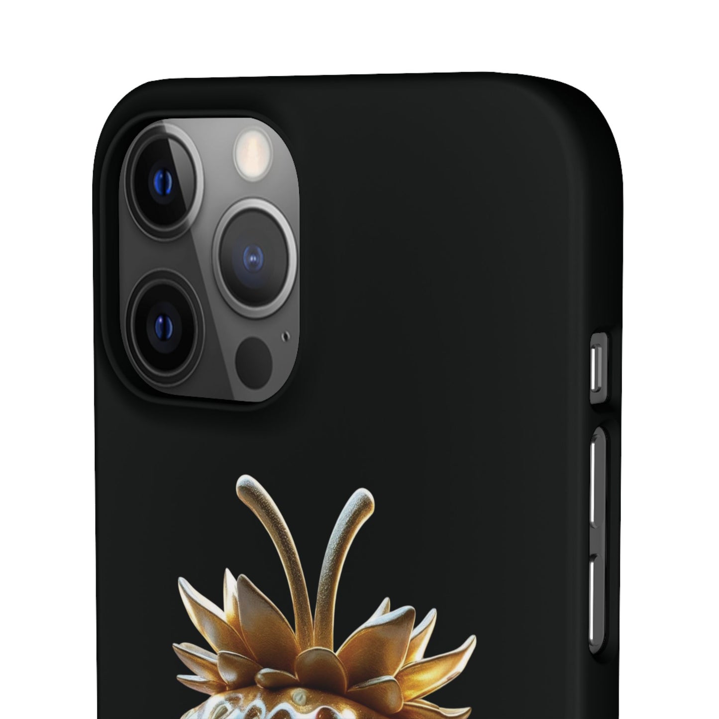 Snap Case iPhone Handyhülle - 3D Effekt Erdbeeren