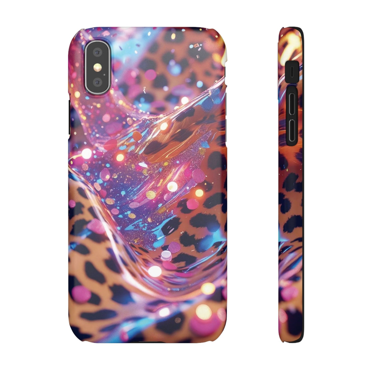 Snap Case Leopard Muster iPhone Handyhülle