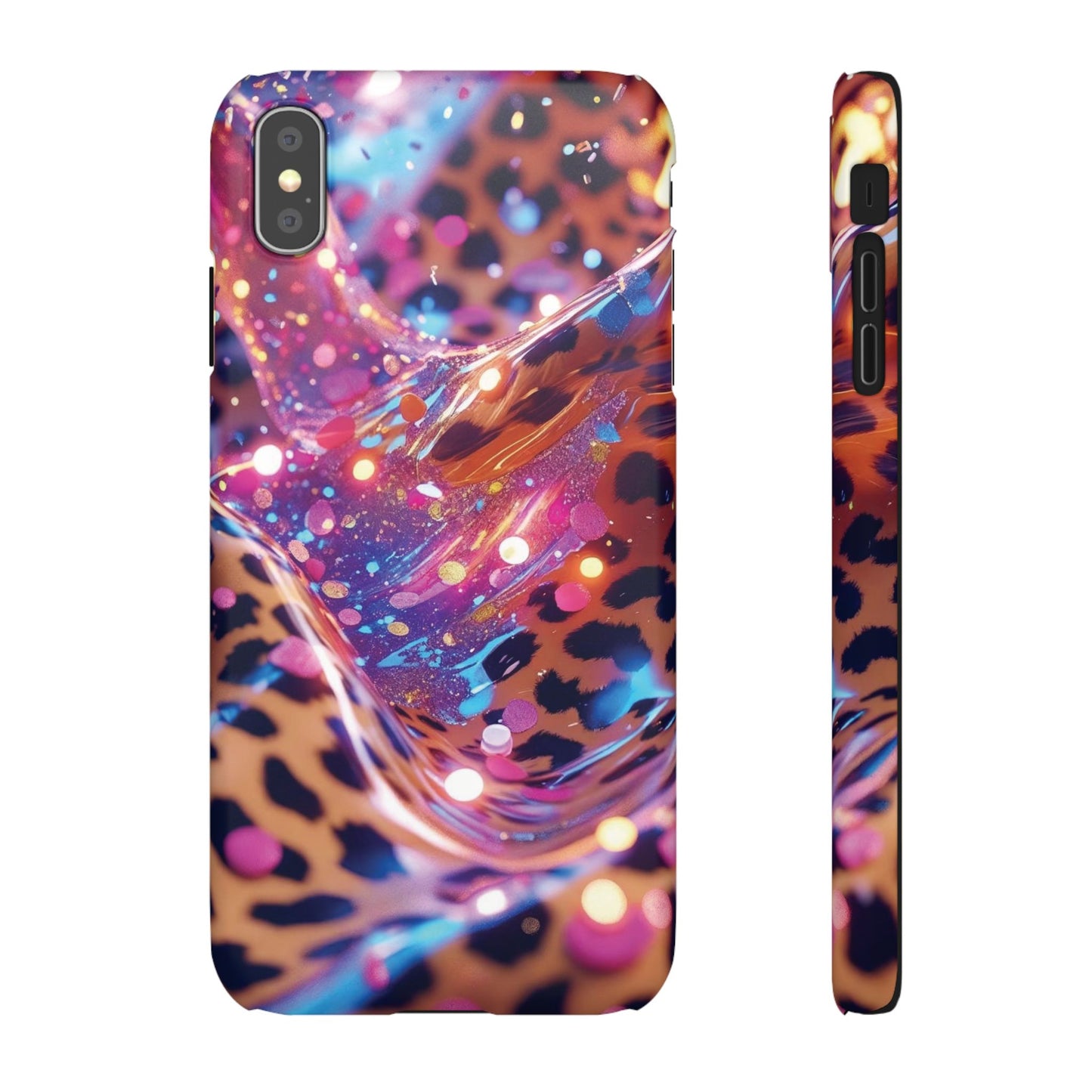 Snap Case Leopard Muster iPhone Handyhülle
