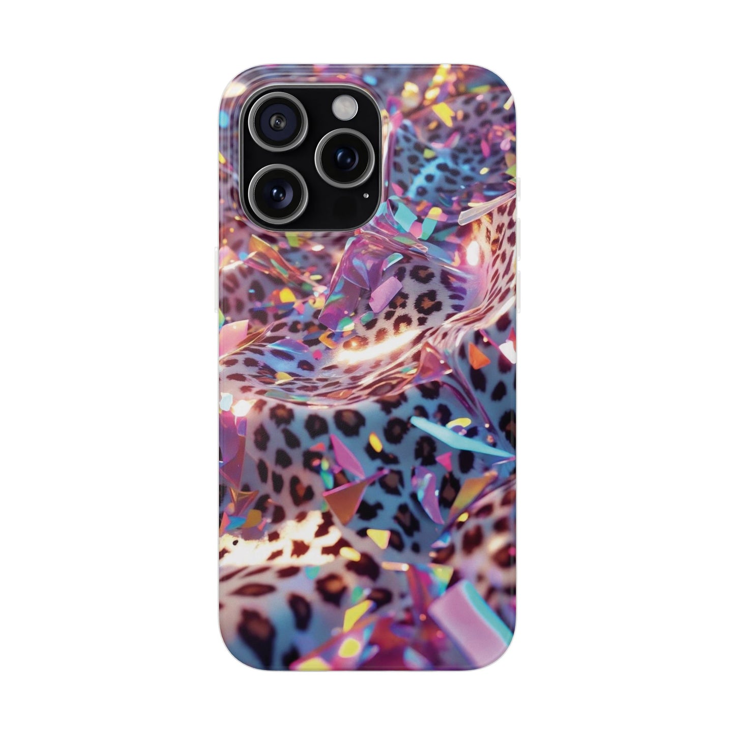 iPhone Flexi Case – Leopardenmuster