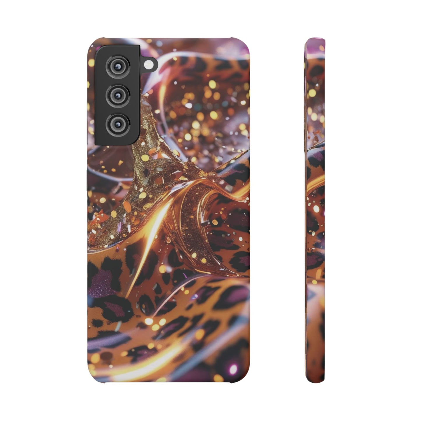 Snap Case Leopard Muster Samsung Handyhülle
