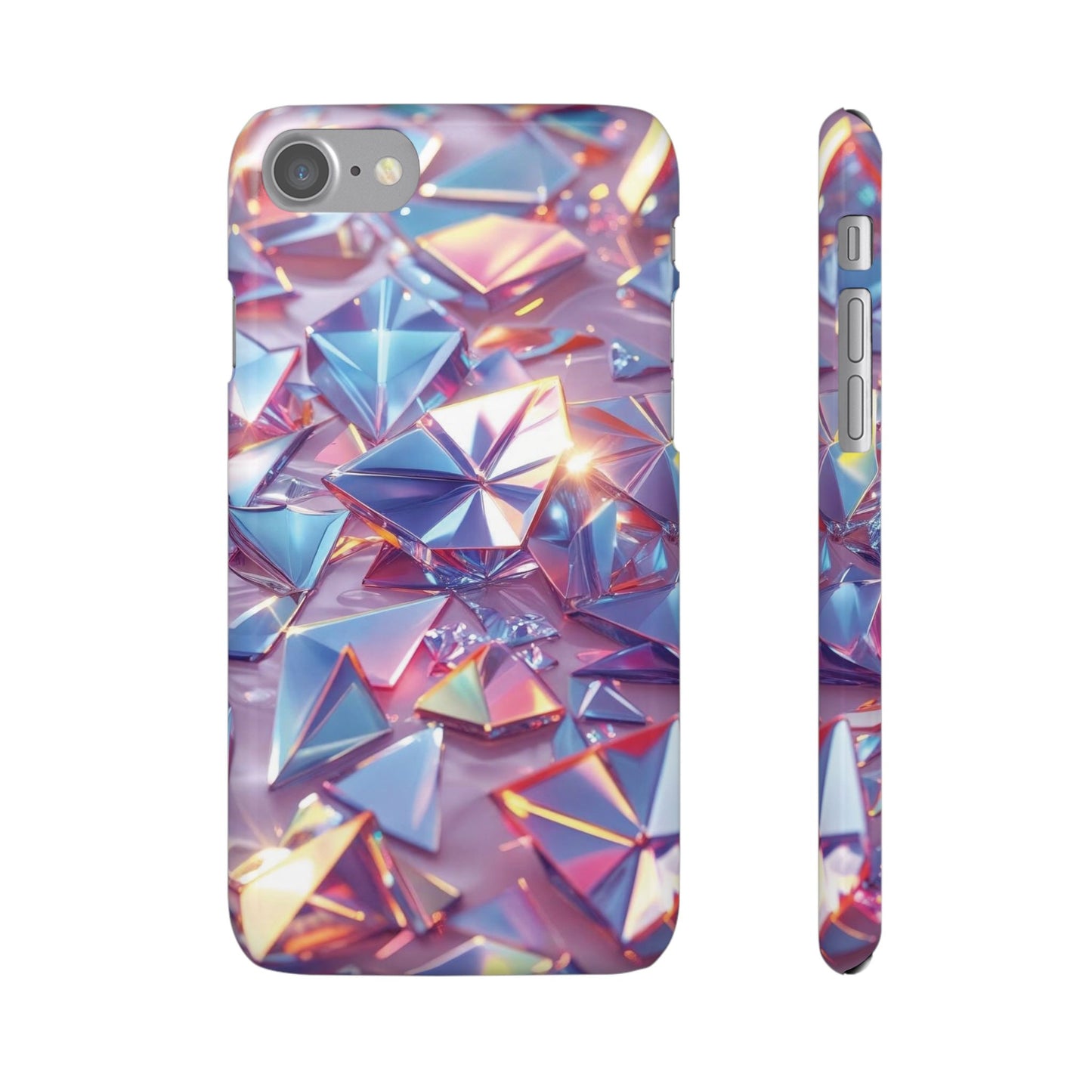 Snap Case iPhone Handyhülle – 3D-Effekt mit Diamant Design