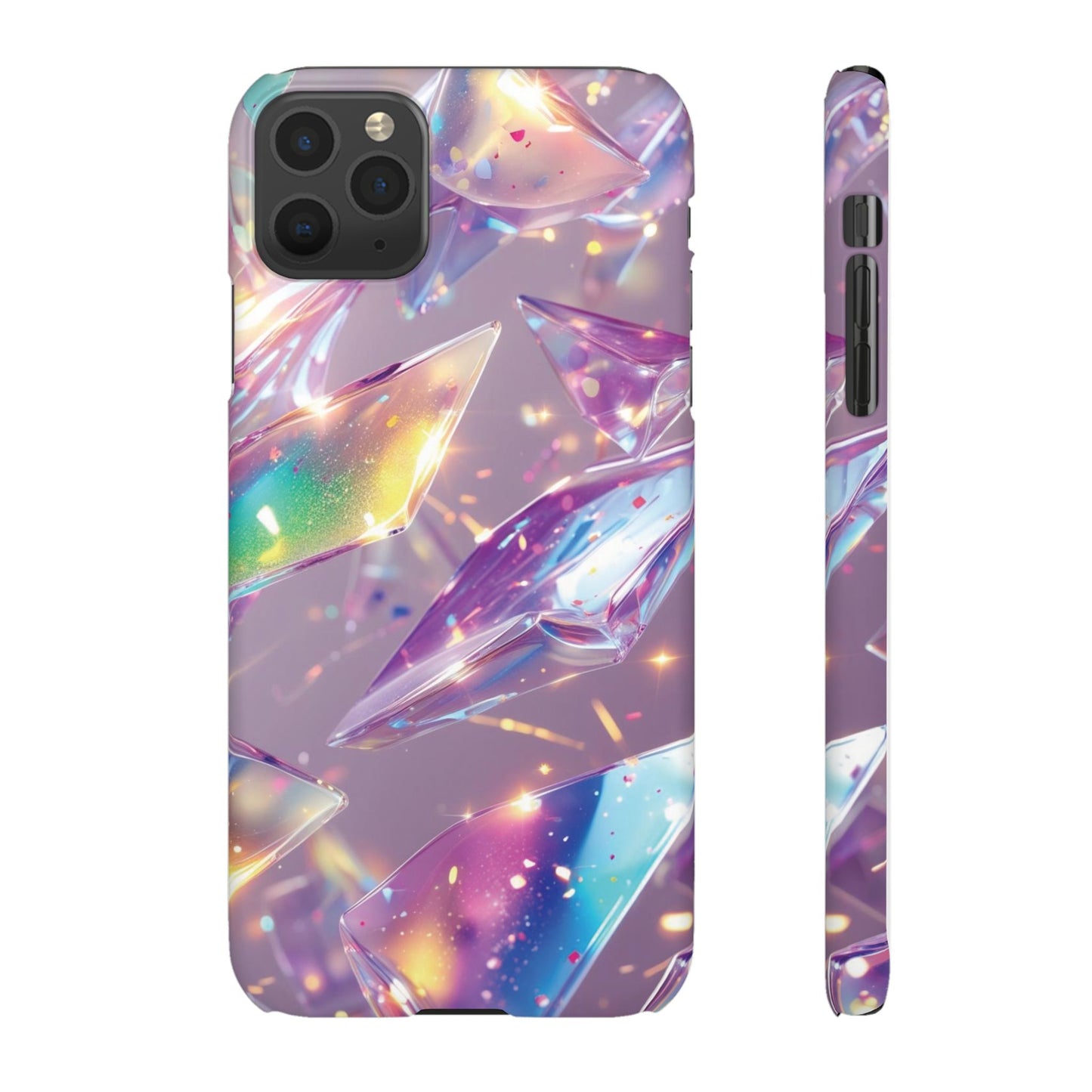 Snap Case iPhone Handyhülle – 3D-Effekt mit Diamant Design
