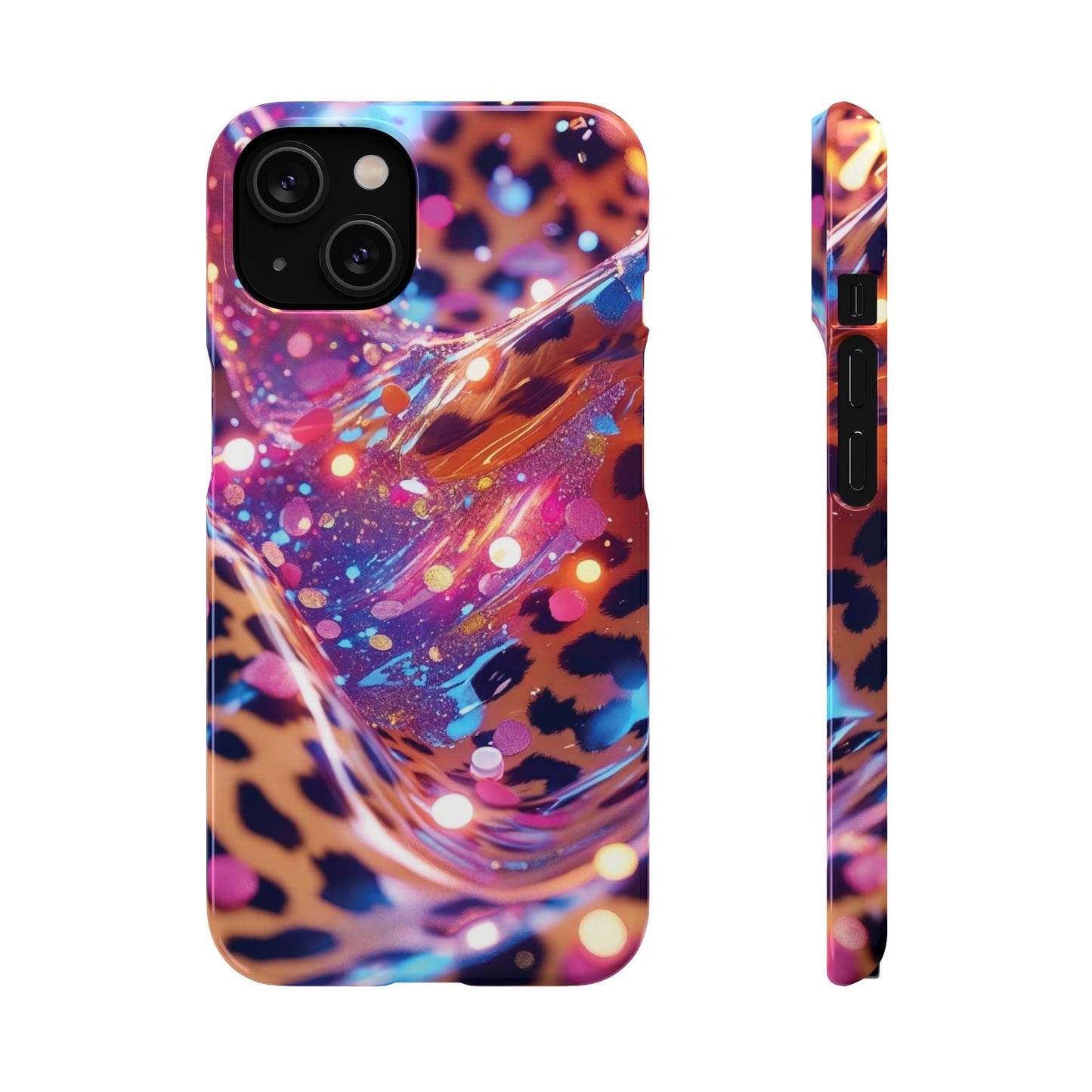 Snap Case Leopard Muster iPhone Handyhülle
