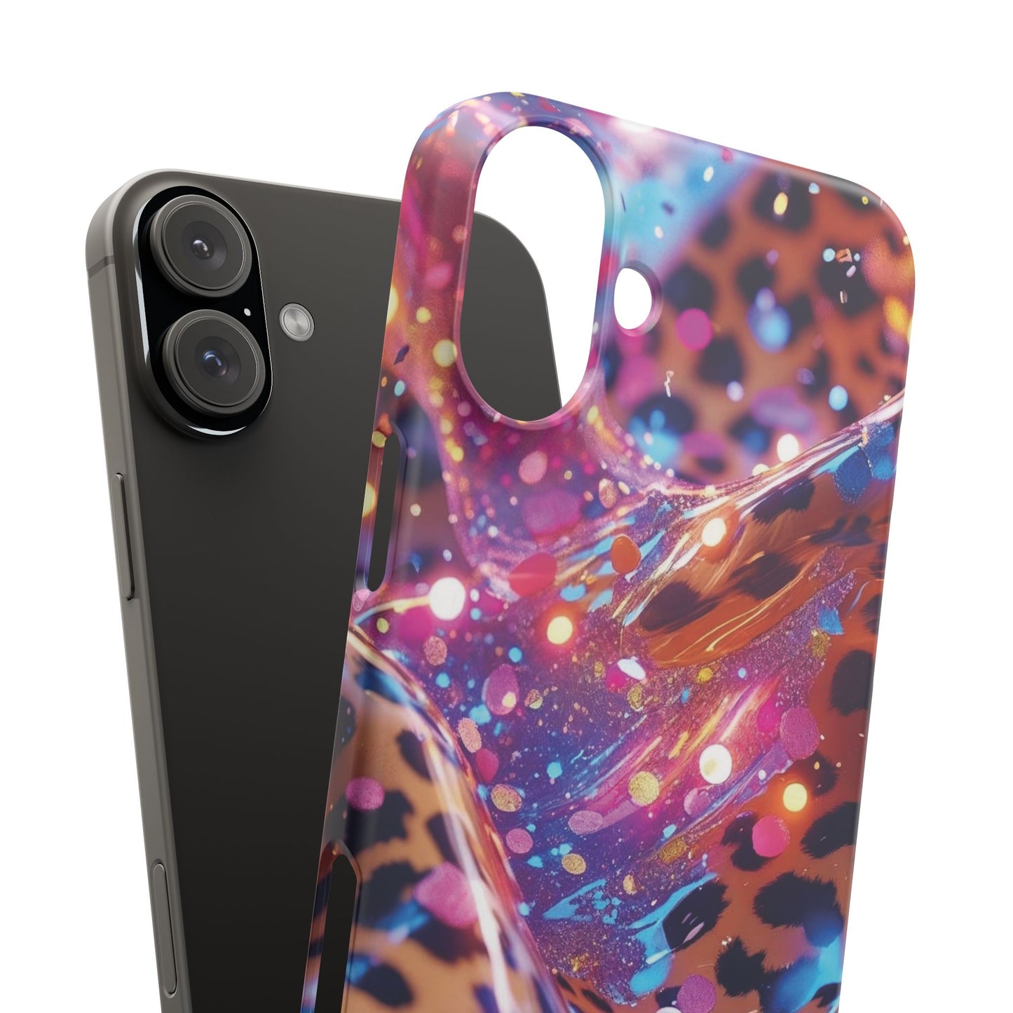 Snap Case Leopard Muster iPhone Handyhülle