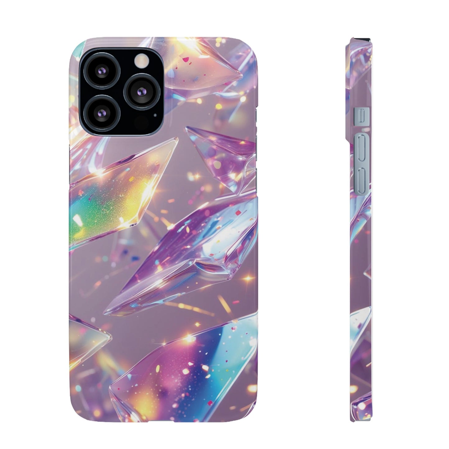 Snap Case iPhone Handyhülle – 3D-Effekt mit Diamant Design