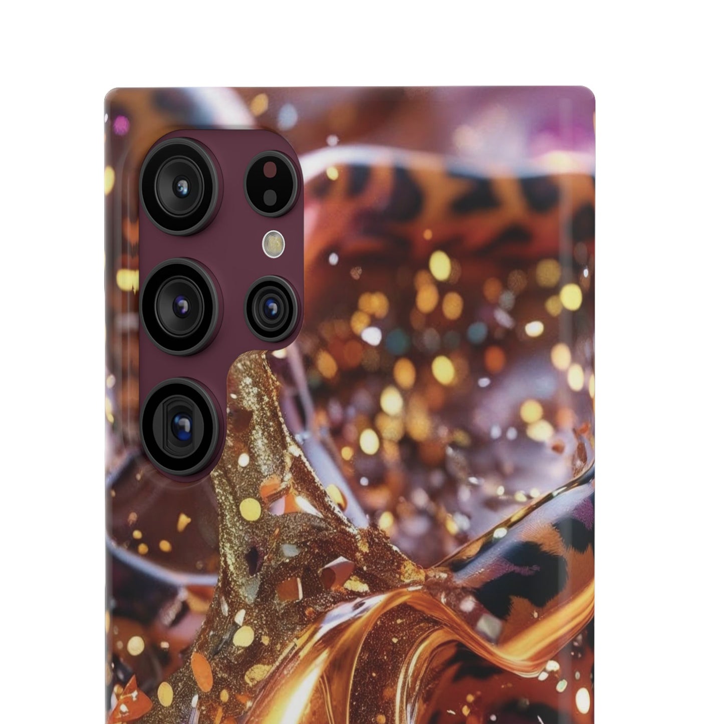 Snap Case Leopard Muster Samsung Handyhülle