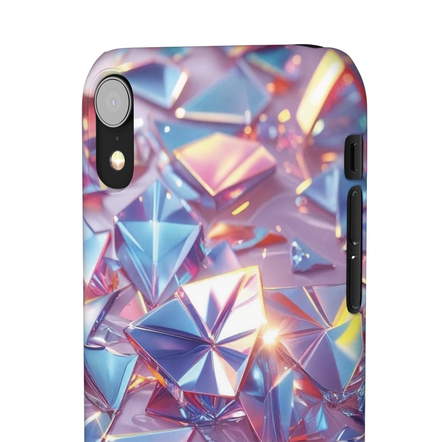 Snap Case iPhone Handyhülle – 3D-Effekt mit Diamant Design