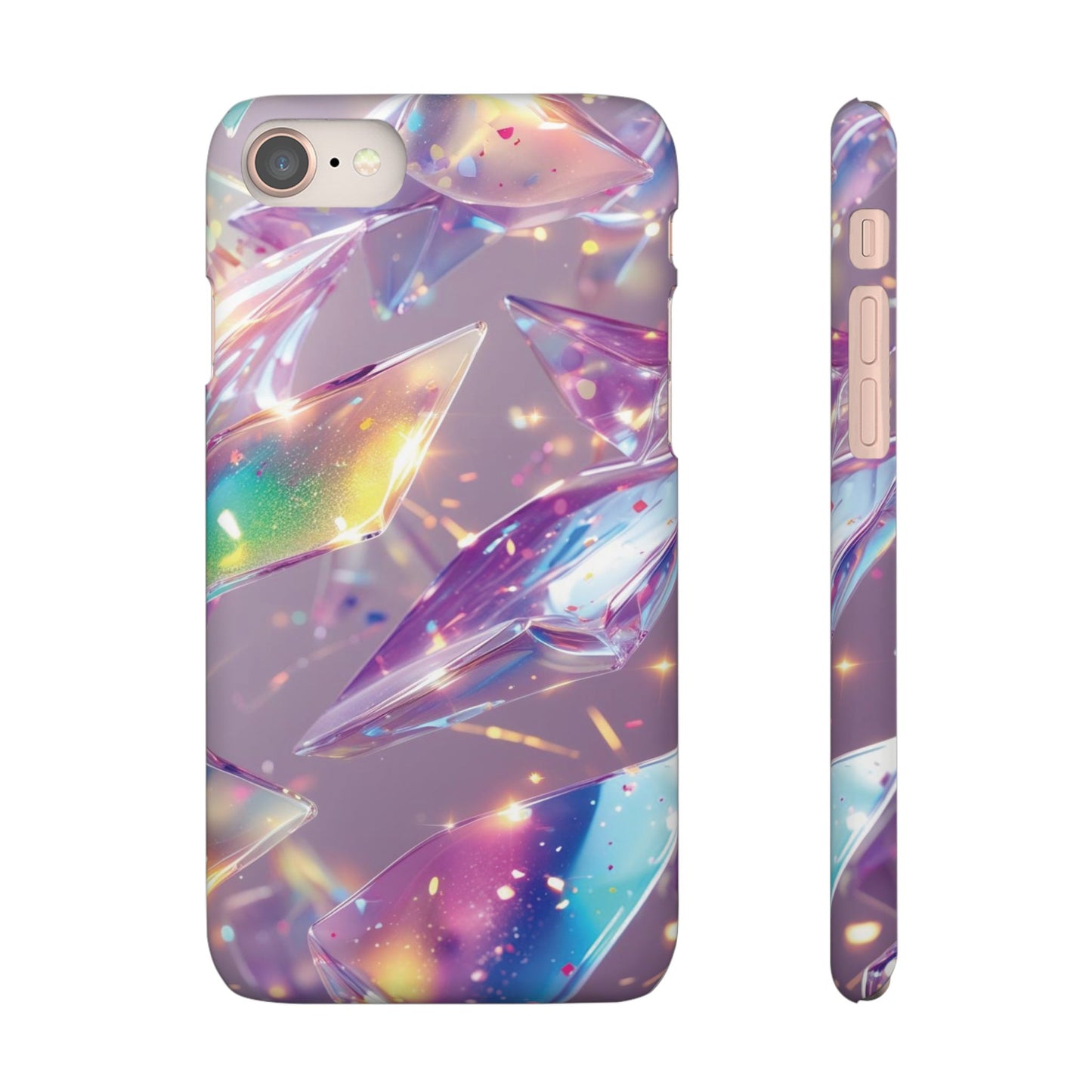 Snap Case iPhone Handyhülle – 3D-Effekt mit Diamant Design