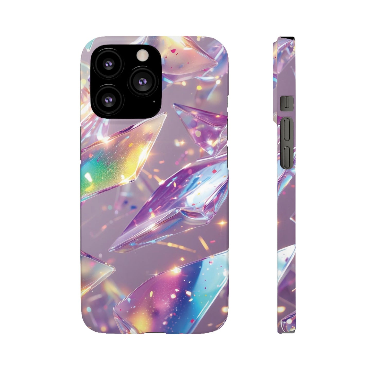 Snap Case iPhone Handyhülle – 3D-Effekt mit Diamant Design