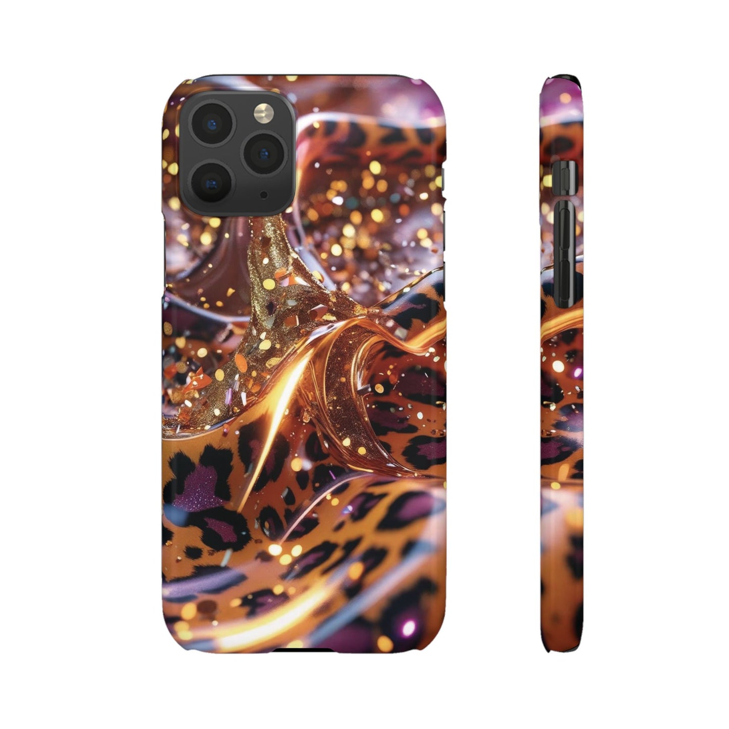 Snap Case Leopard Muster iPhone Handyhülle