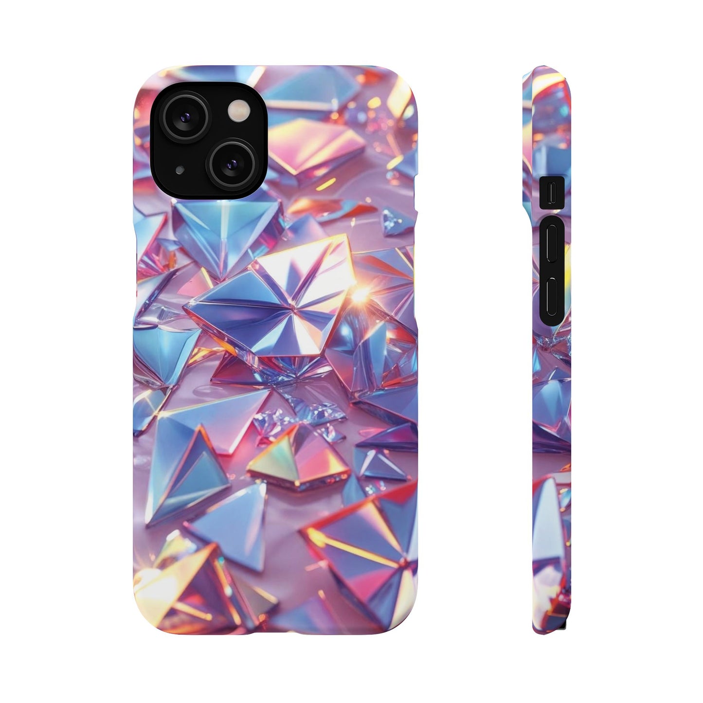 Snap Case iPhone Handyhülle – 3D-Effekt mit Diamant Design