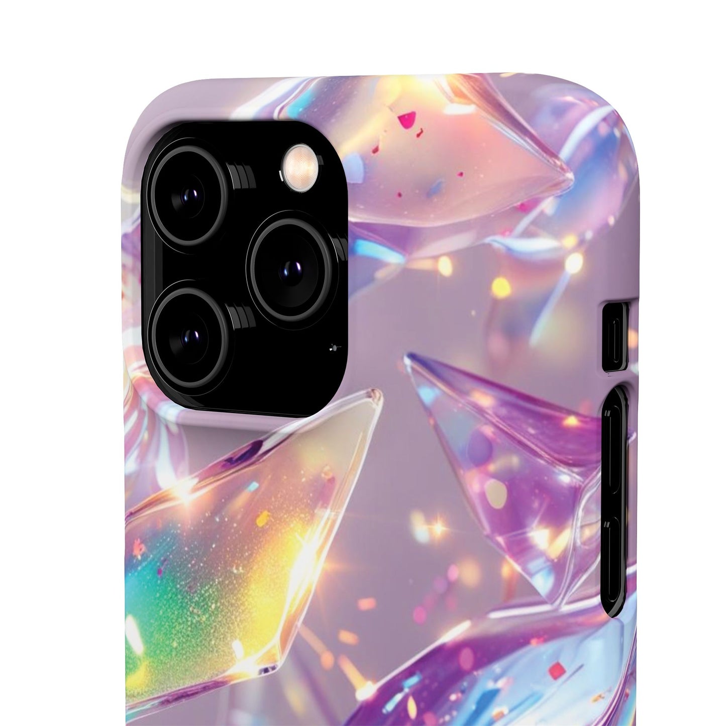 Snap Case iPhone Handyhülle – 3D-Effekt mit Diamant Design