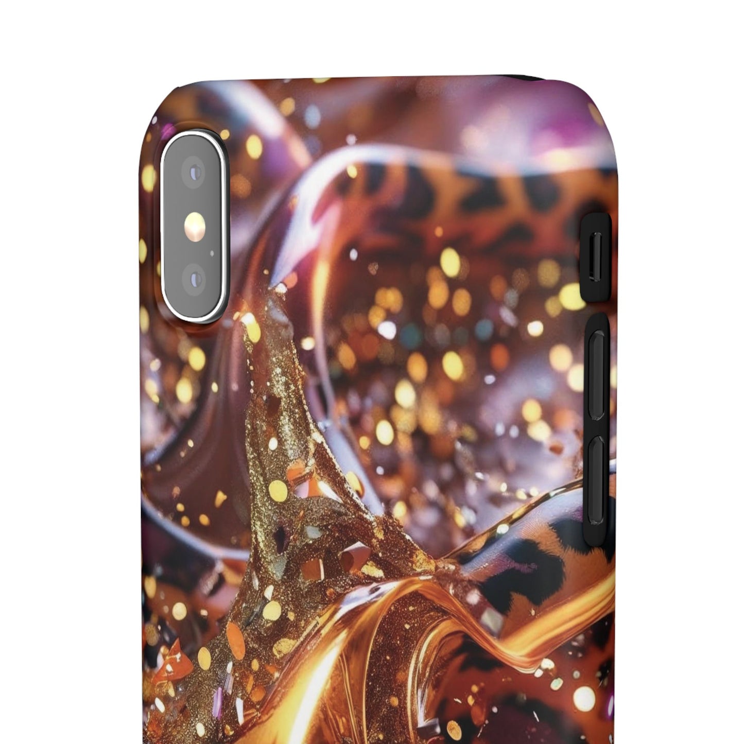 Snap Case Leopard Muster iPhone Handyhülle