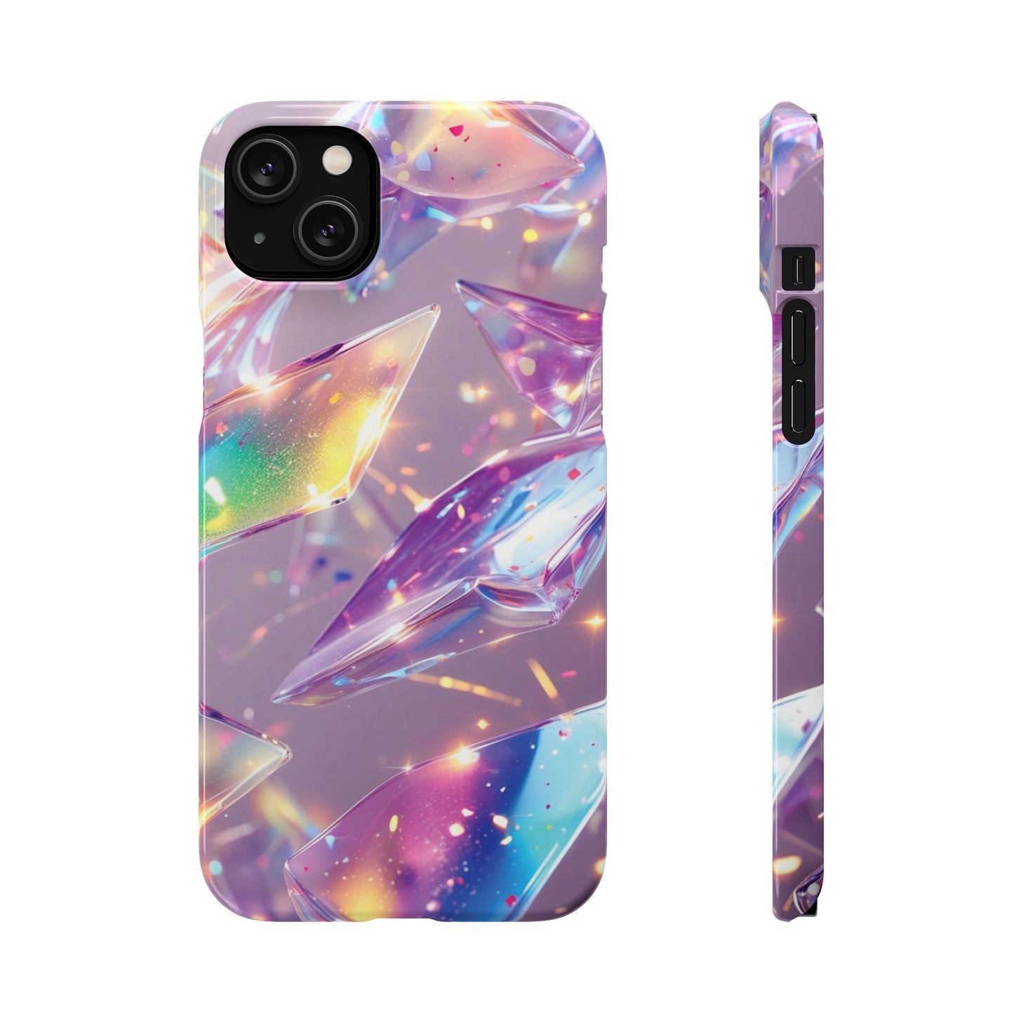 Snap Case iPhone Handyhülle – 3D-Effekt mit Diamant Design
