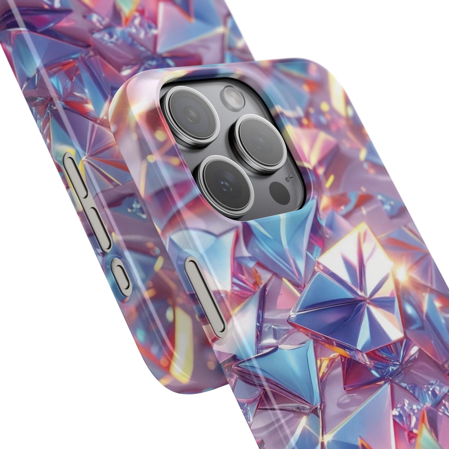 Snap Case iPhone Handyhülle – 3D-Effekt mit Diamant Design