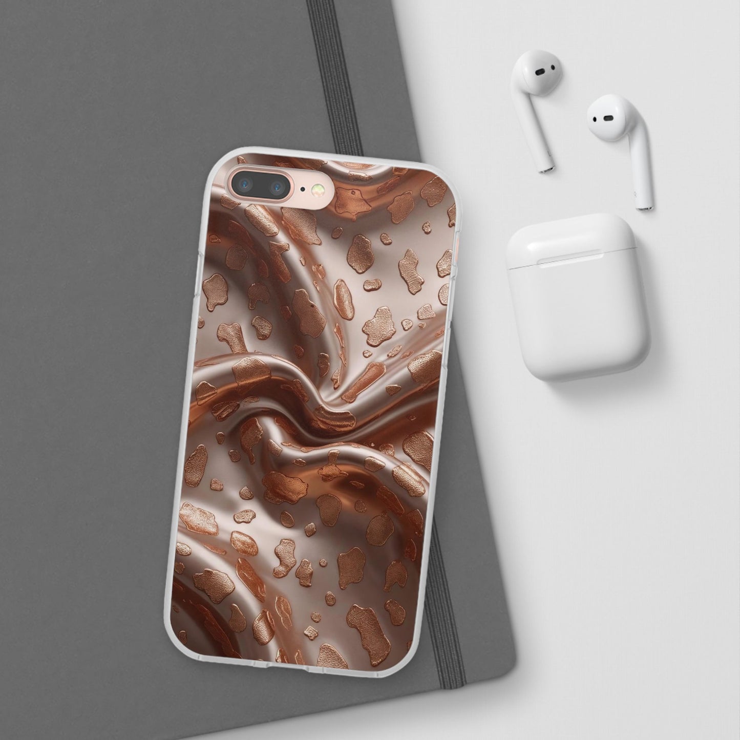 iPhone Flexi Case – Leopardenmuster