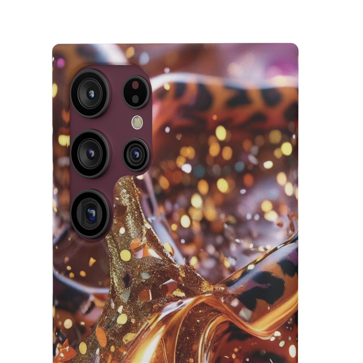 Snap Case Leopard Muster Samsung Handyhülle