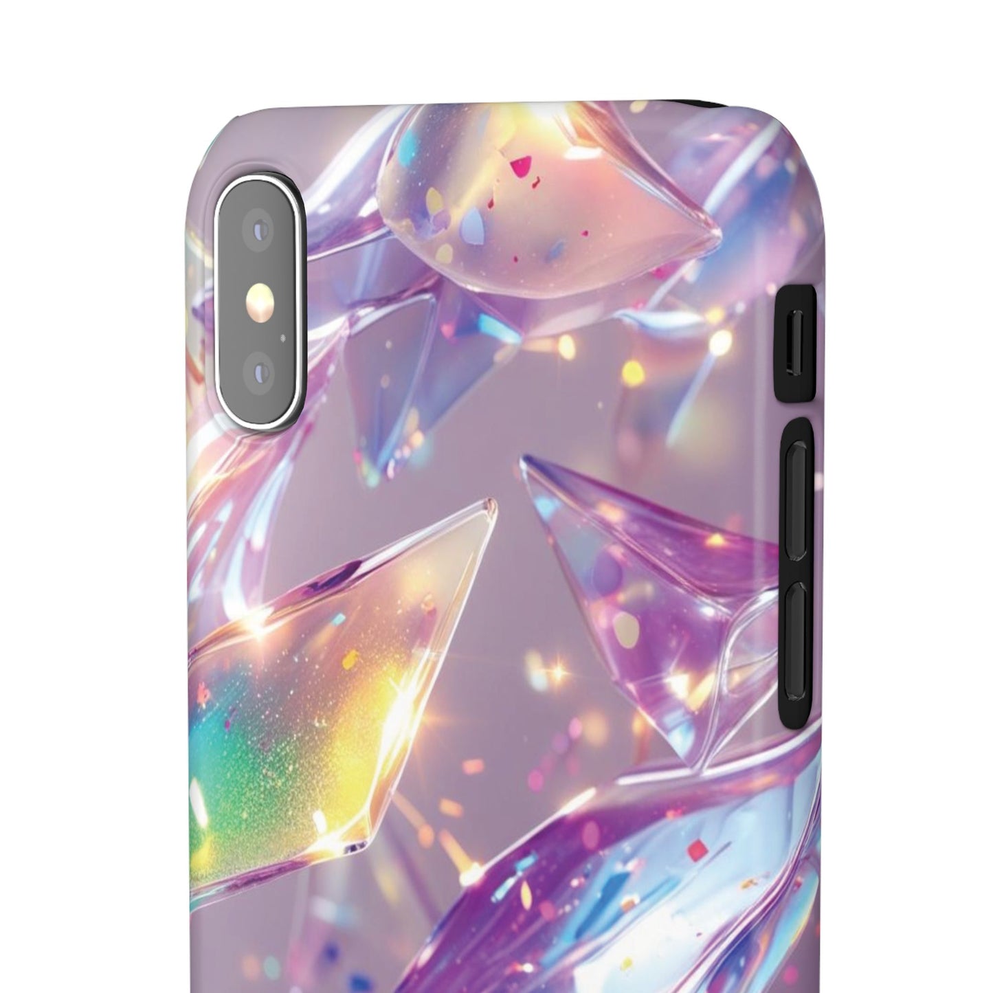 Snap Case iPhone Handyhülle – 3D-Effekt mit Diamant Design