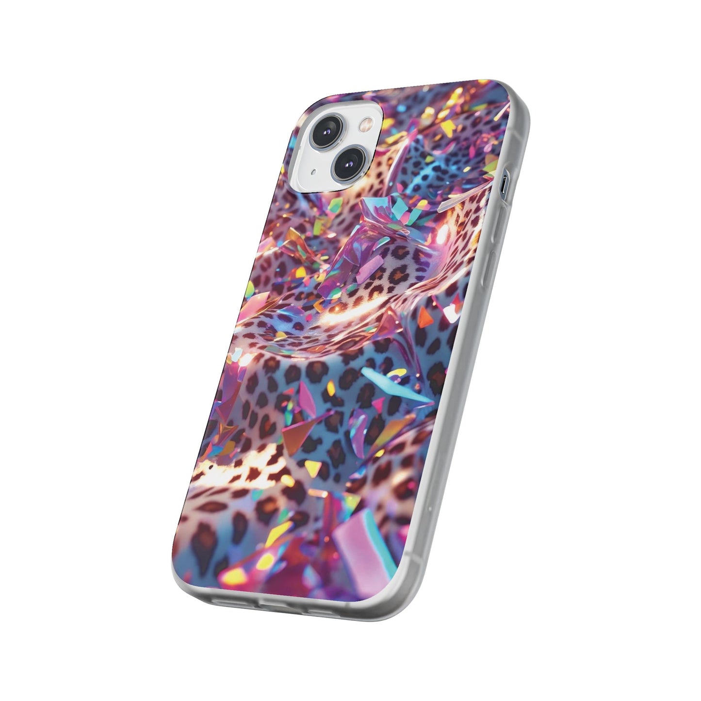 iPhone Flexi Case – Leopardenmuster