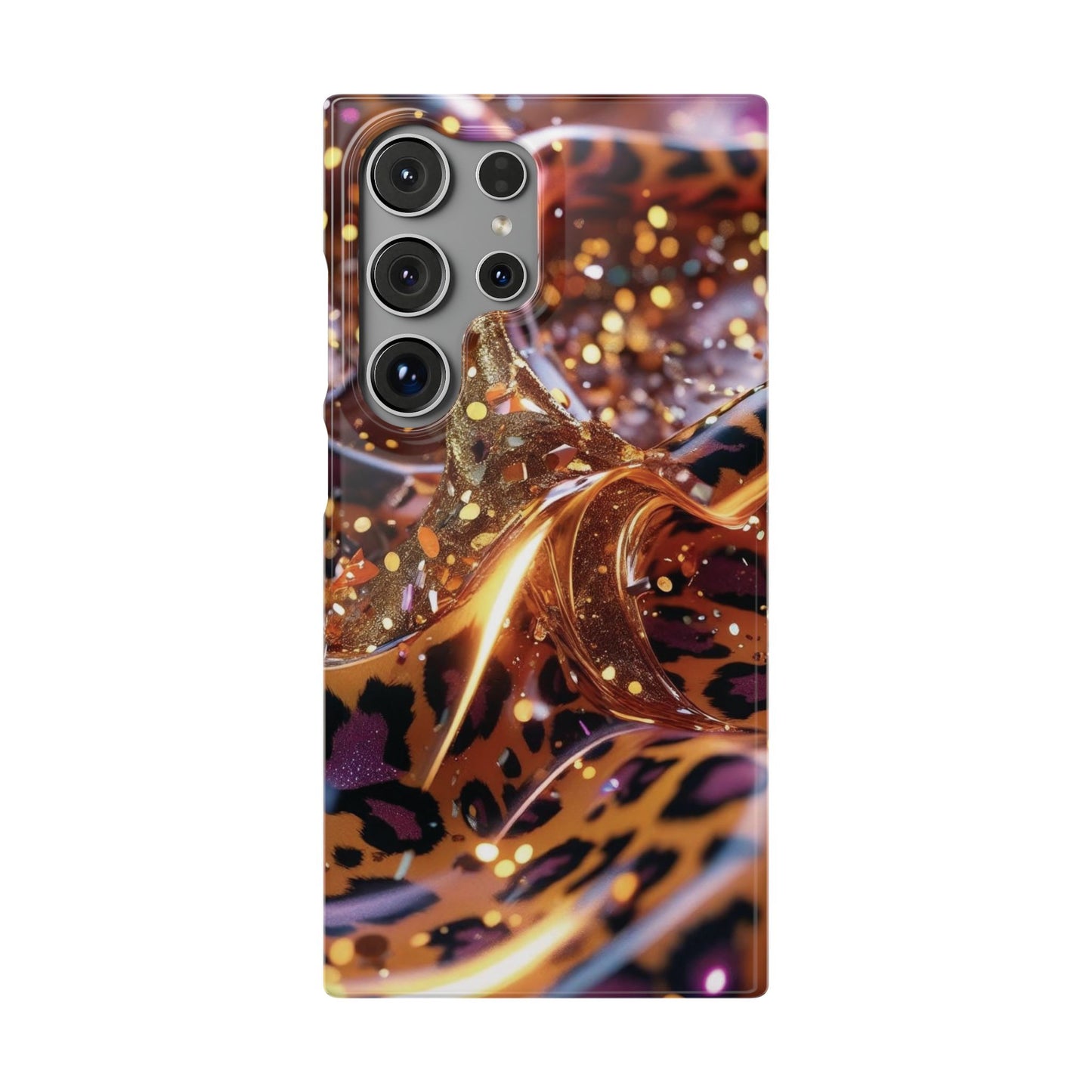 Snap Case Leopard Muster Samsung Handyhülle