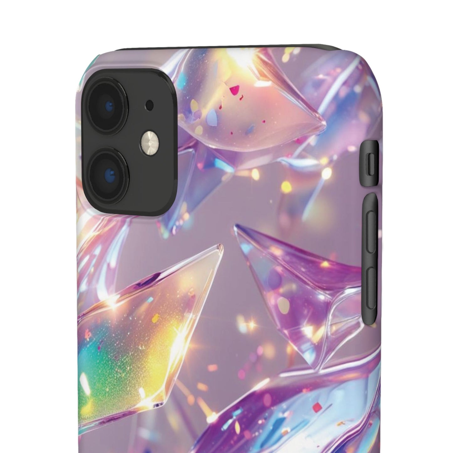 Snap Case iPhone Handyhülle – 3D-Effekt mit Diamant Design