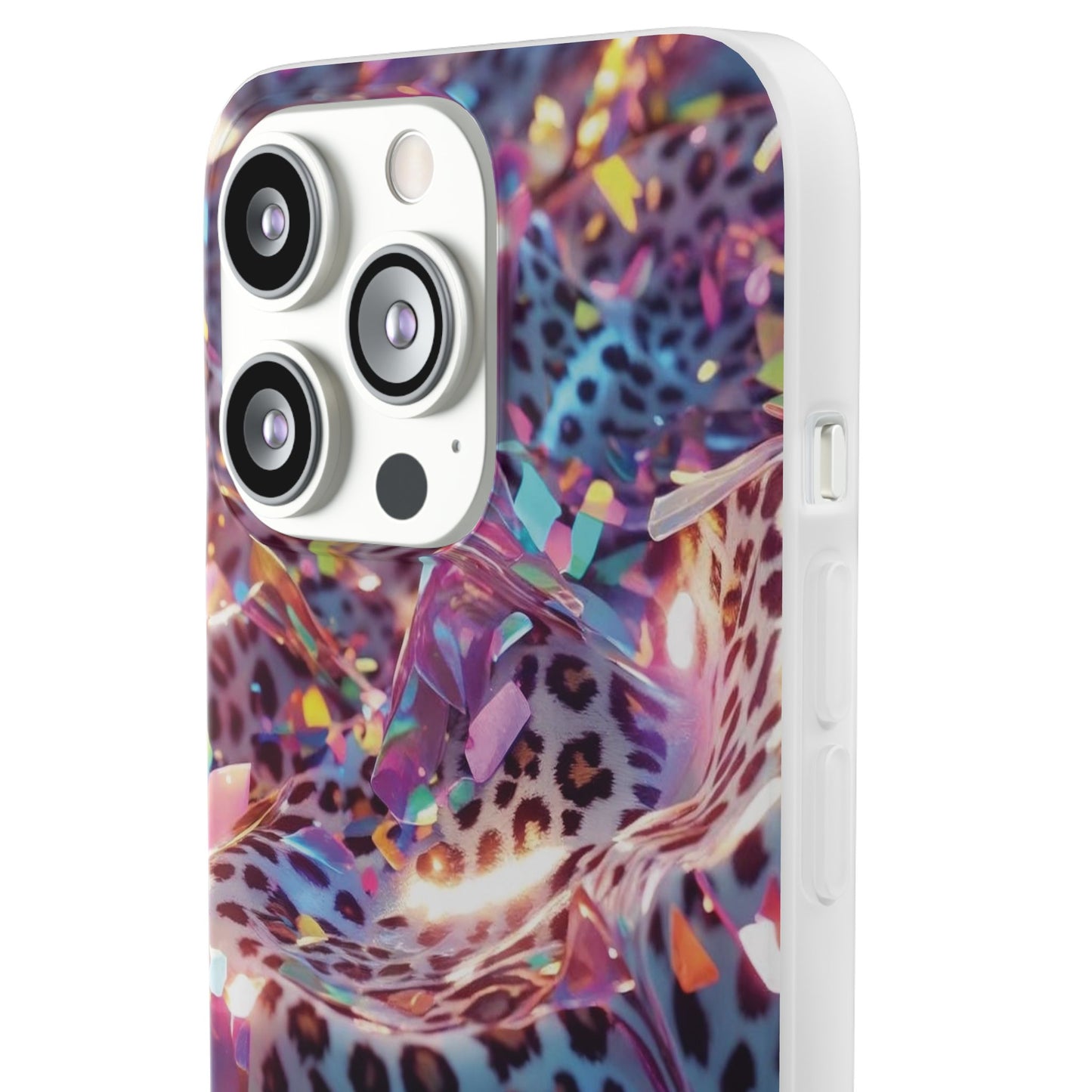 iPhone Flexi Case – Leopardenmuster