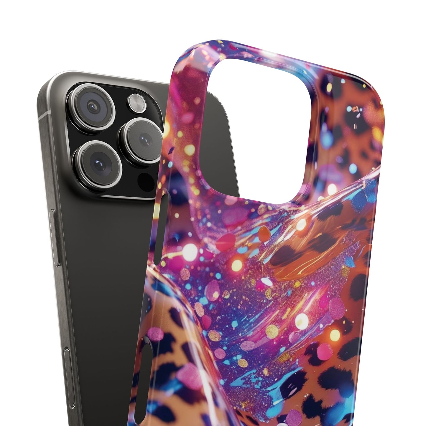 Snap Case Leopard Muster iPhone Handyhülle