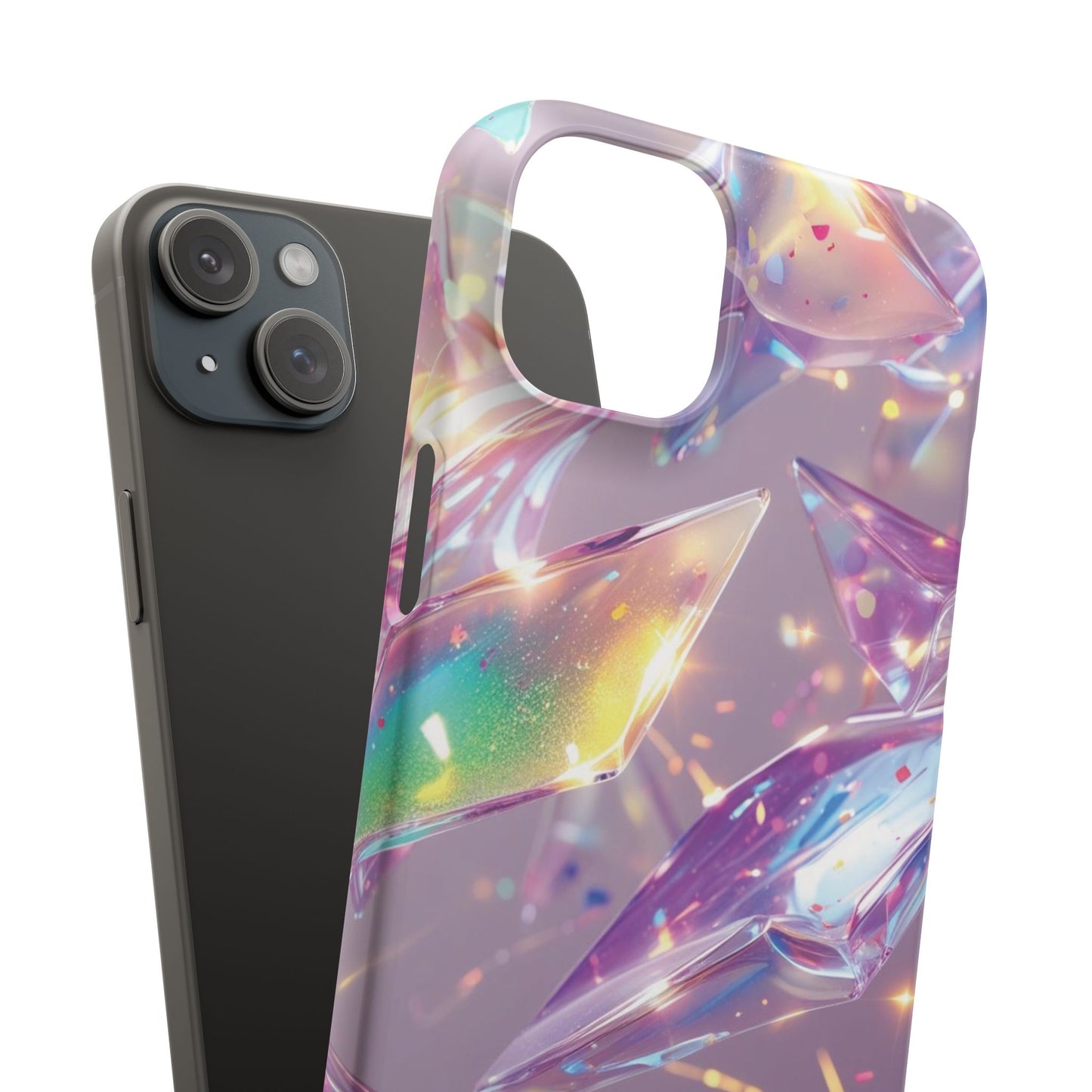 Snap Case iPhone Handyhülle – 3D-Effekt mit Diamant Design
