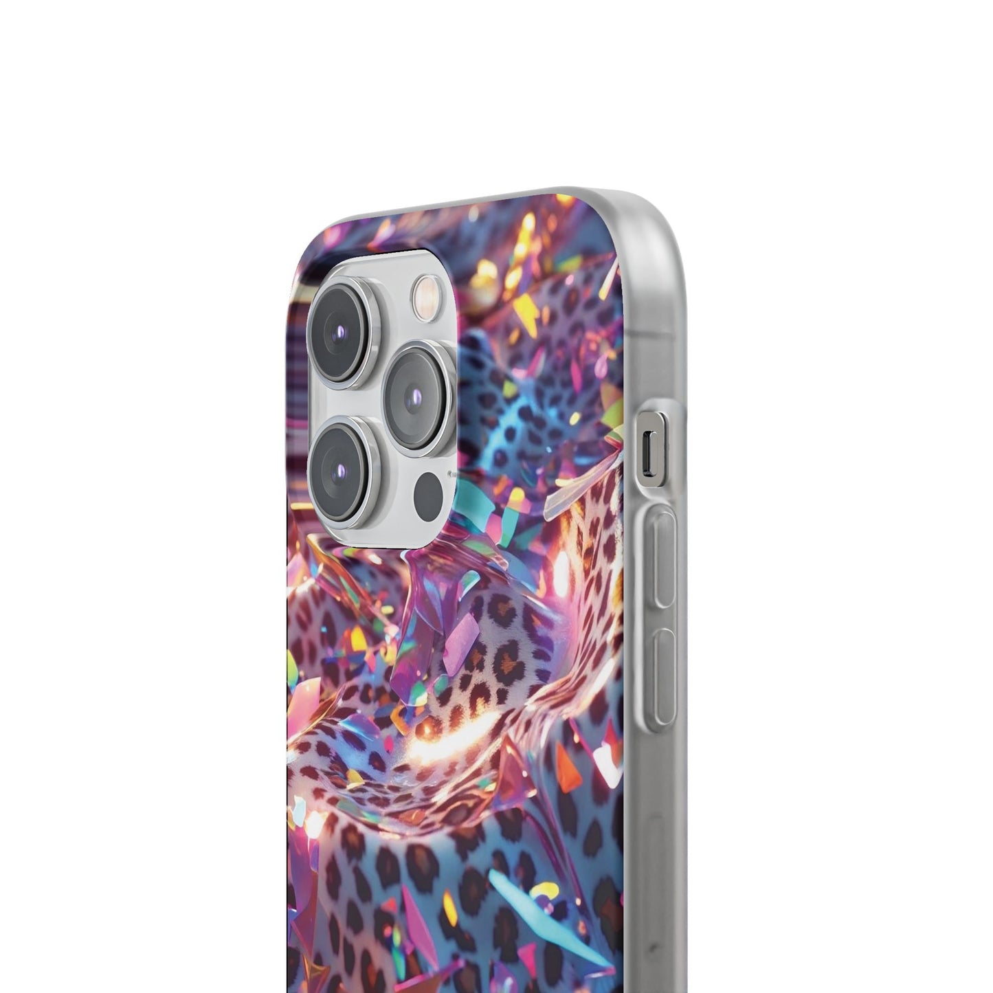 iPhone Flexi Case – Leopardenmuster