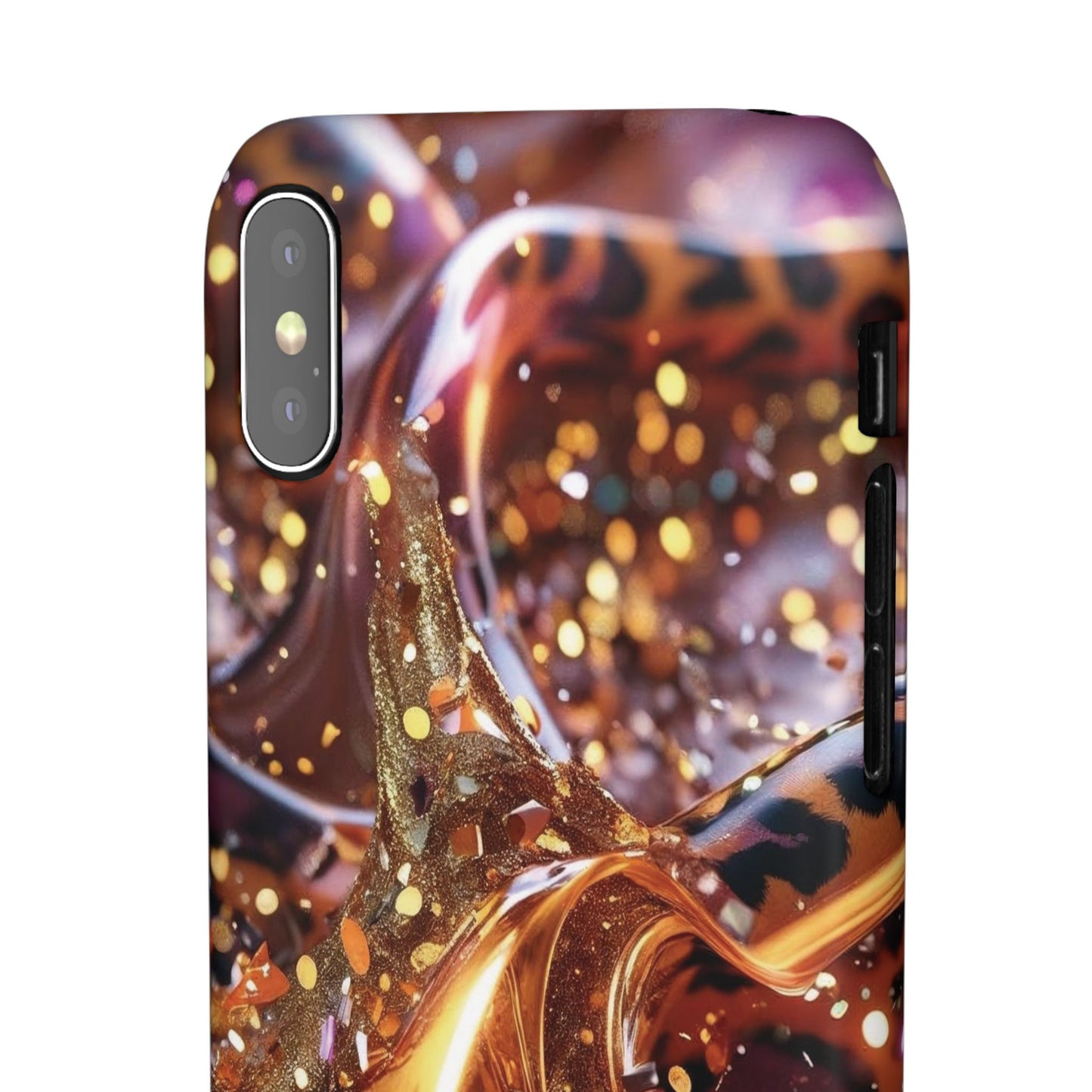 Snap Case Leopard Muster iPhone Handyhülle