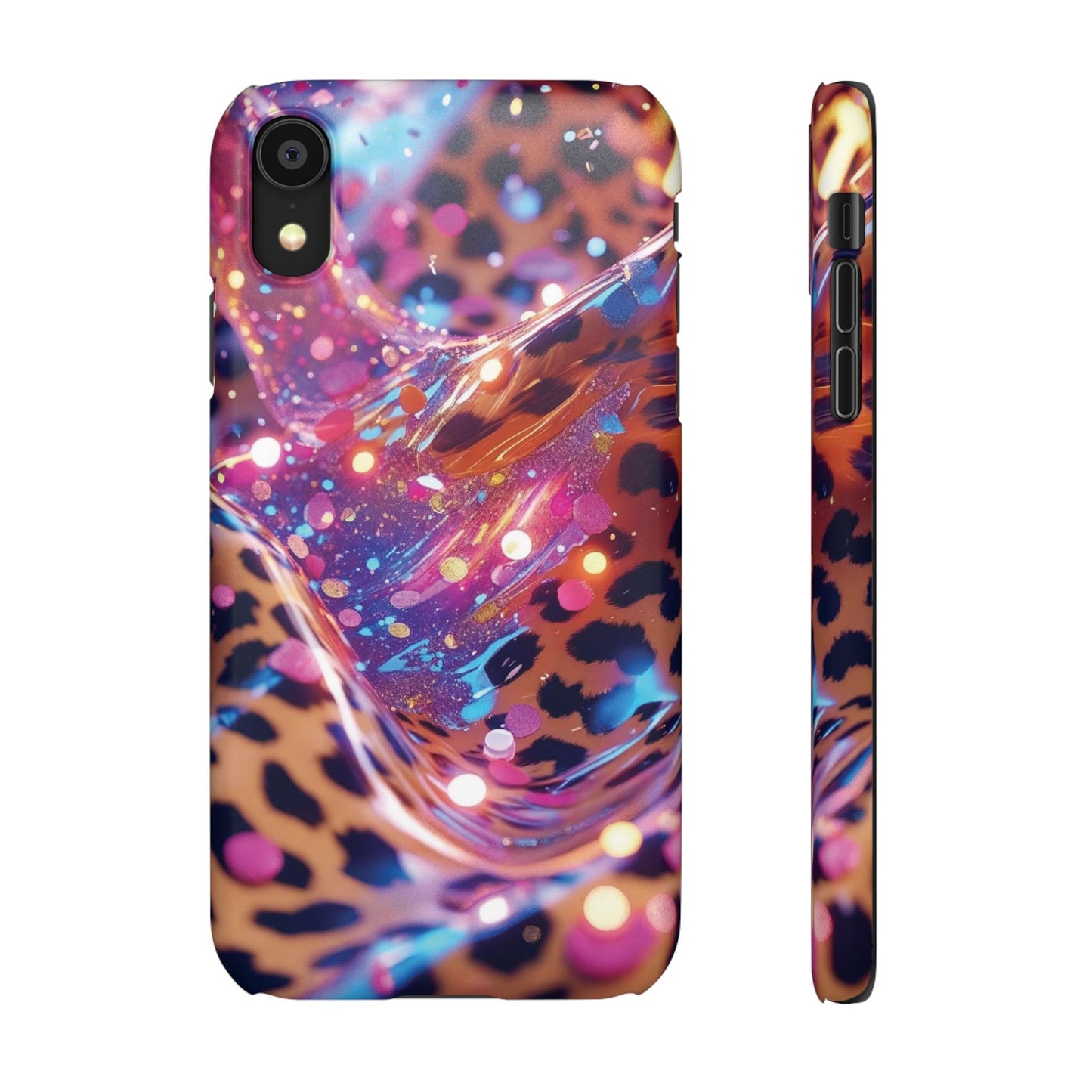 Snap Case Leopard Muster iPhone Handyhülle