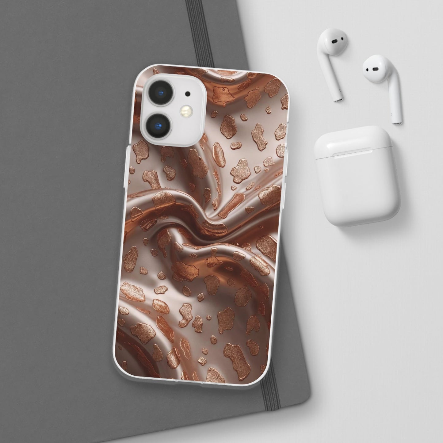 iPhone Flexi Case – Leopardenmuster