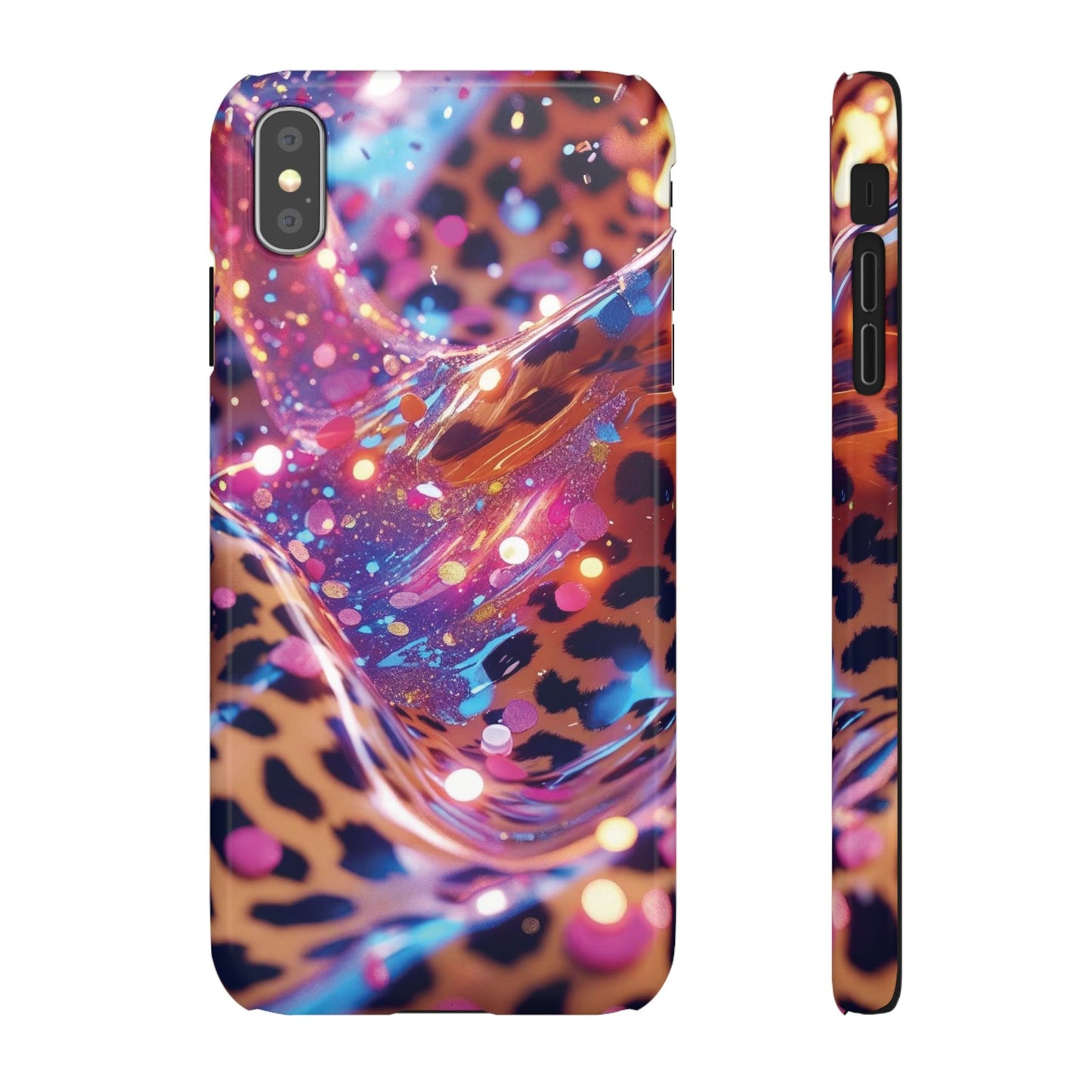 Snap Case Leopard Muster iPhone Handyhülle