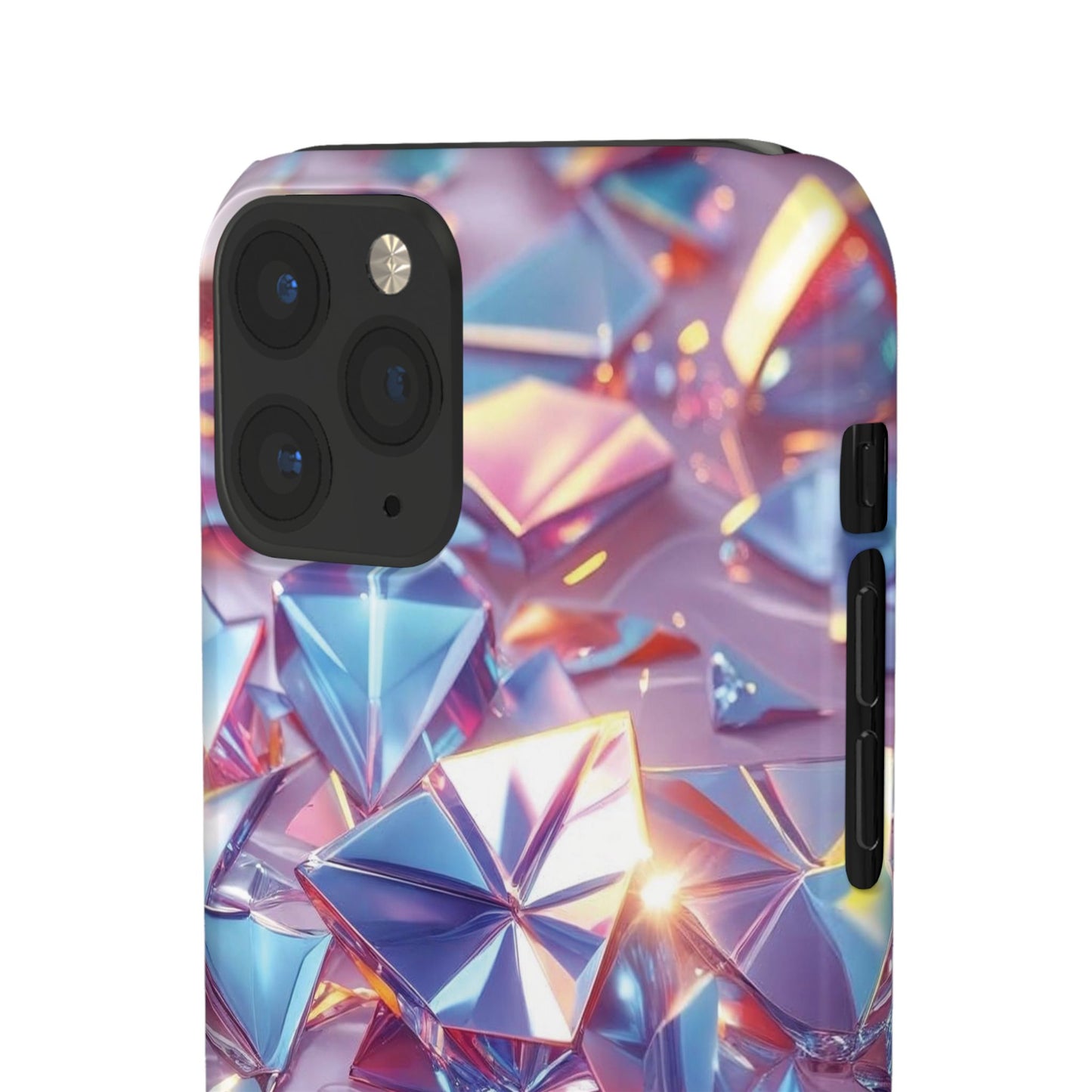 Snap Case iPhone Handyhülle – 3D-Effekt mit Diamant Design