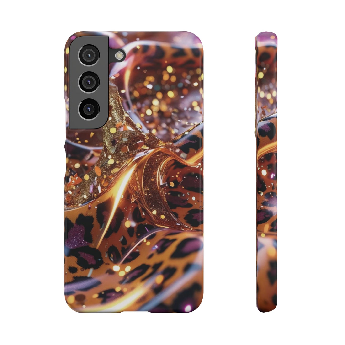 Snap Case Leopard Muster Samsung Handyhülle