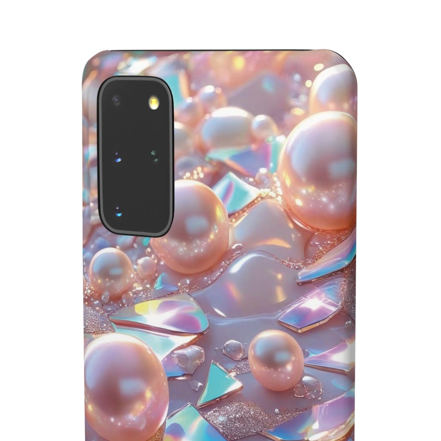 Snap Case Samsung Handyhülle – 3D Perlen Effekt