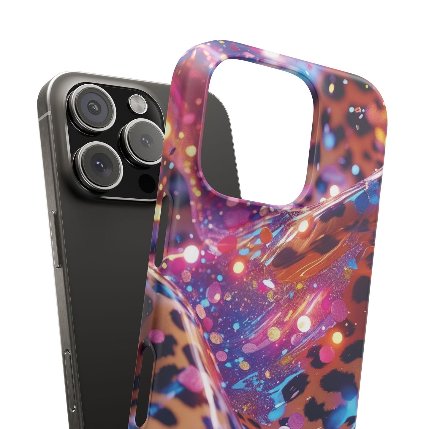Snap Case Leopard Muster iPhone Handyhülle