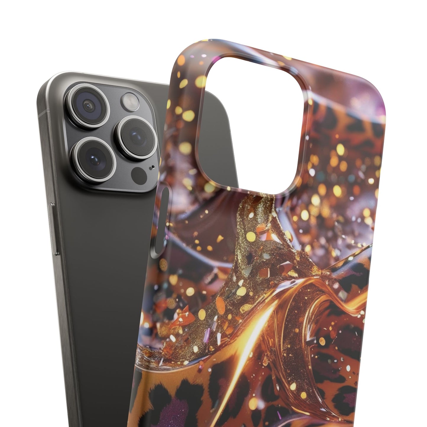 Snap Case Leopard Muster iPhone Handyhülle