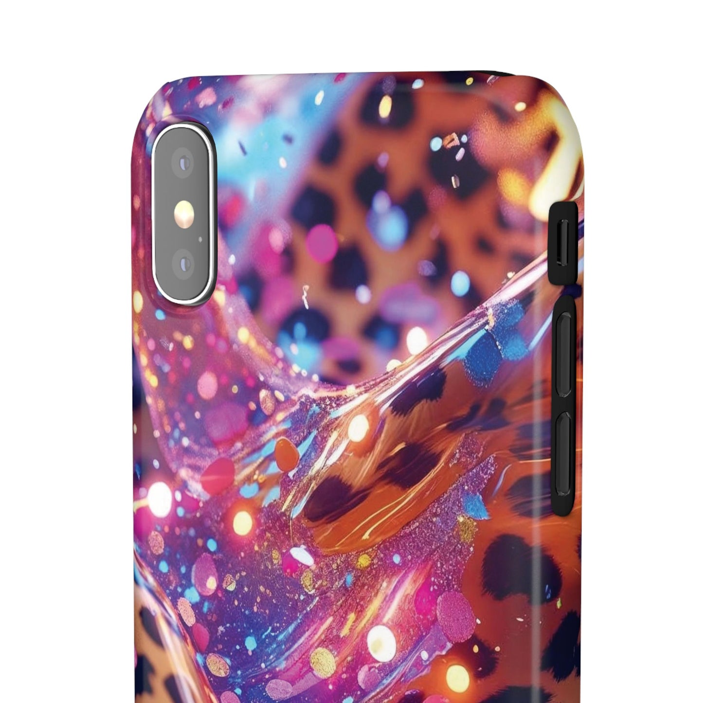 Snap Case Leopard Muster iPhone Handyhülle