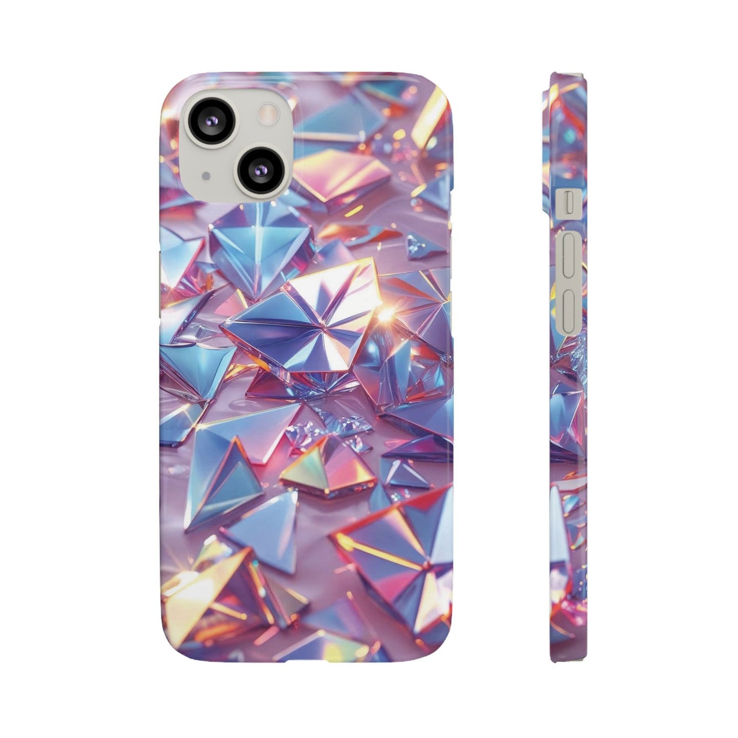 Snap Case iPhone Handyhülle – 3D-Effekt mit Diamant Design