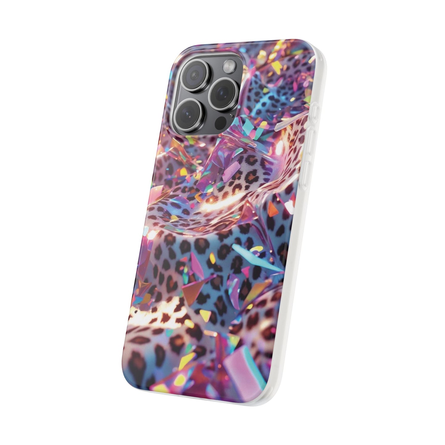 iPhone Flexi Case – Leopardenmuster