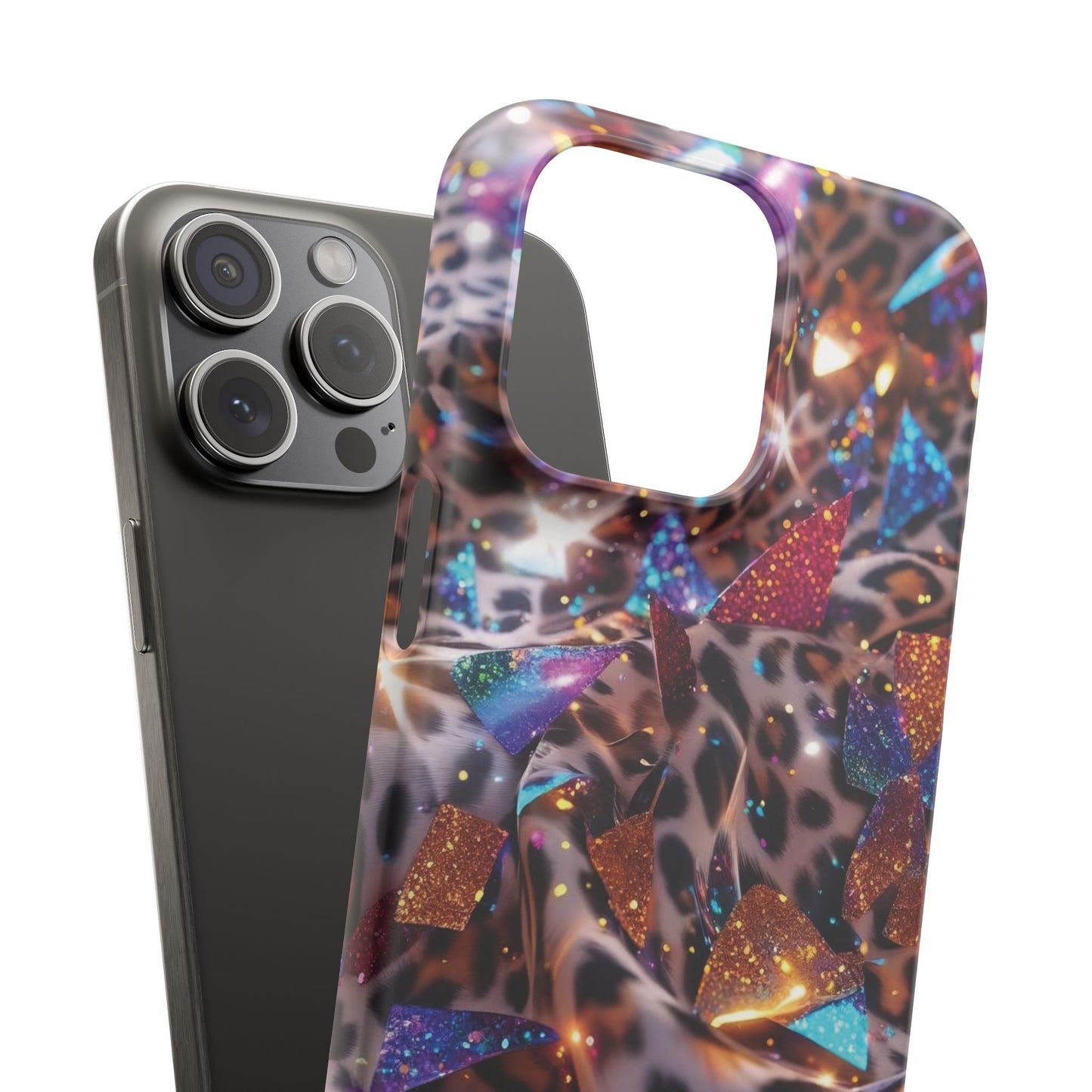 Snap Case Leopard Muster iPhone Handyhülle