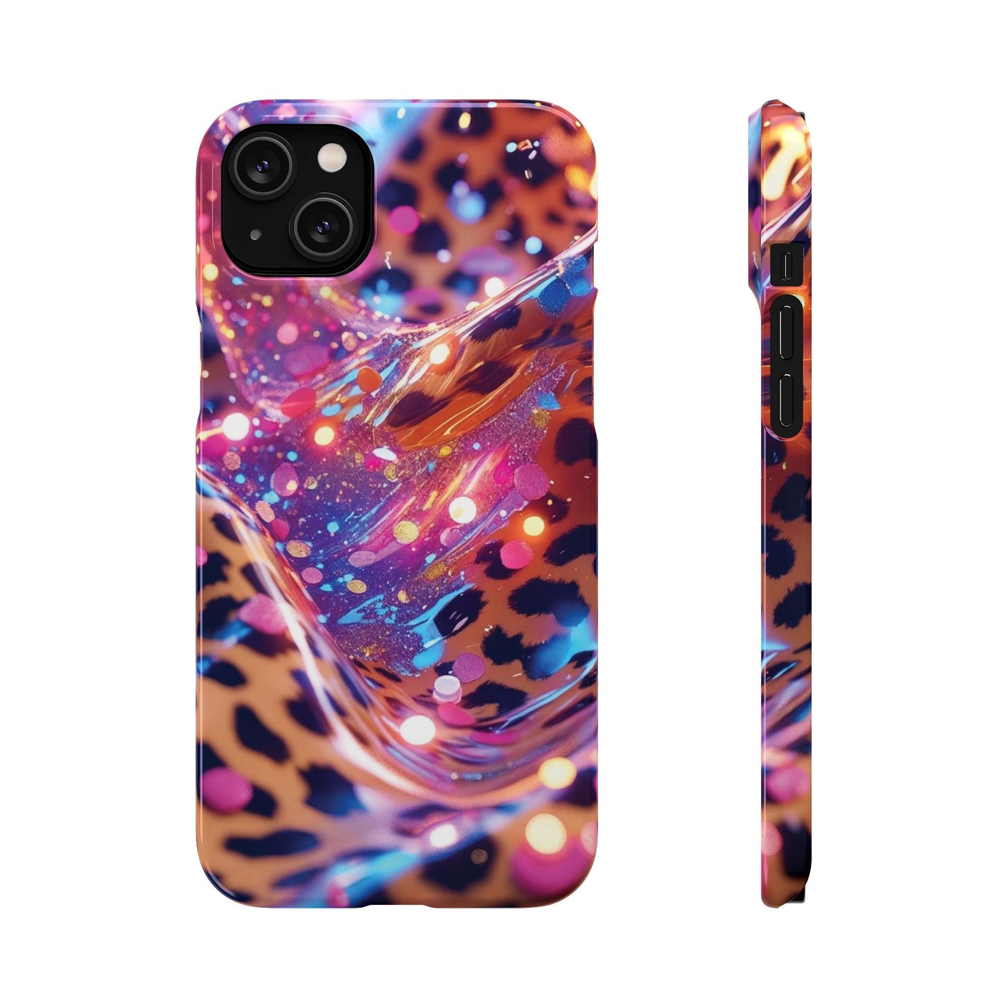 Snap Case Leopard Muster iPhone Handyhülle