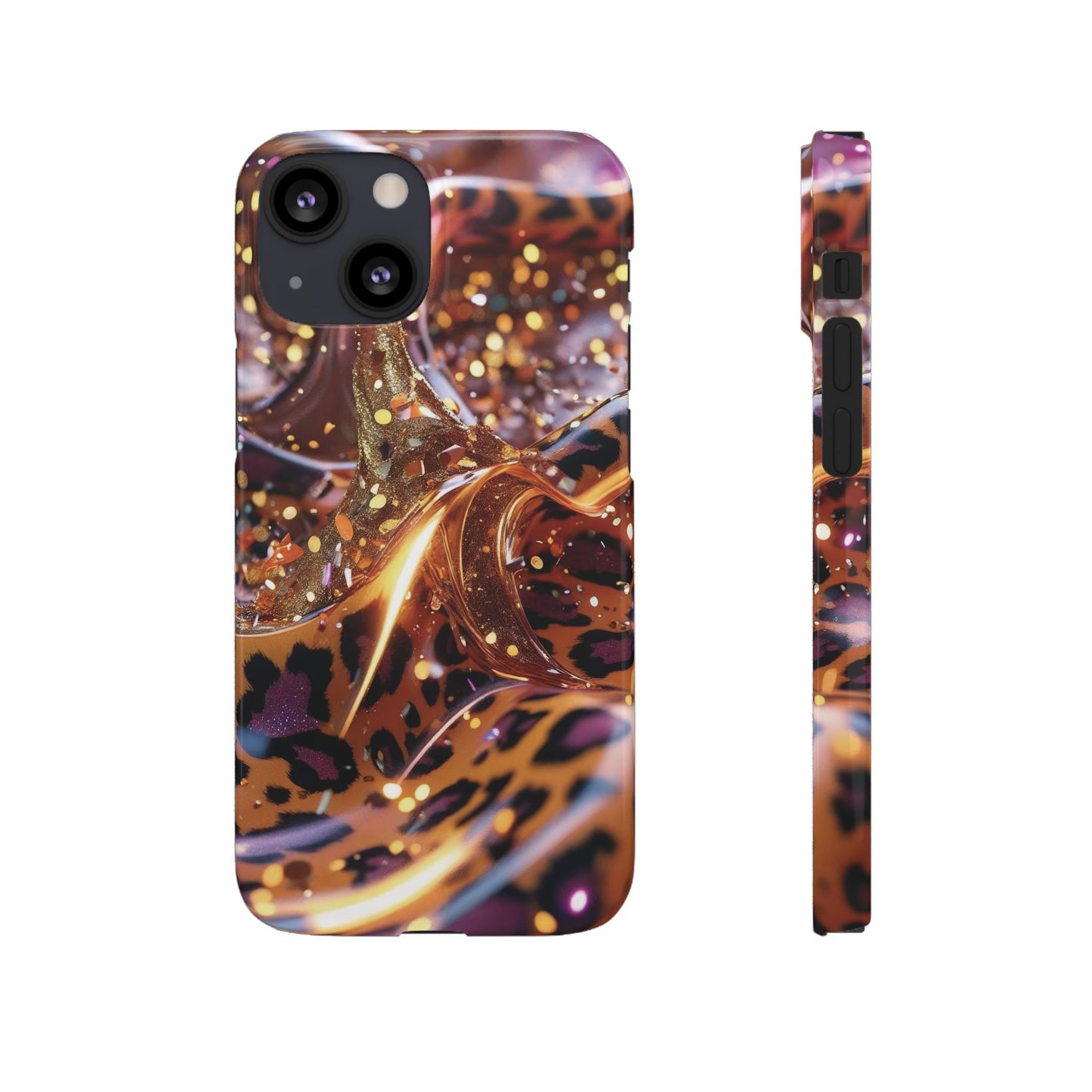 Snap Case Leopard Muster iPhone Handyhülle