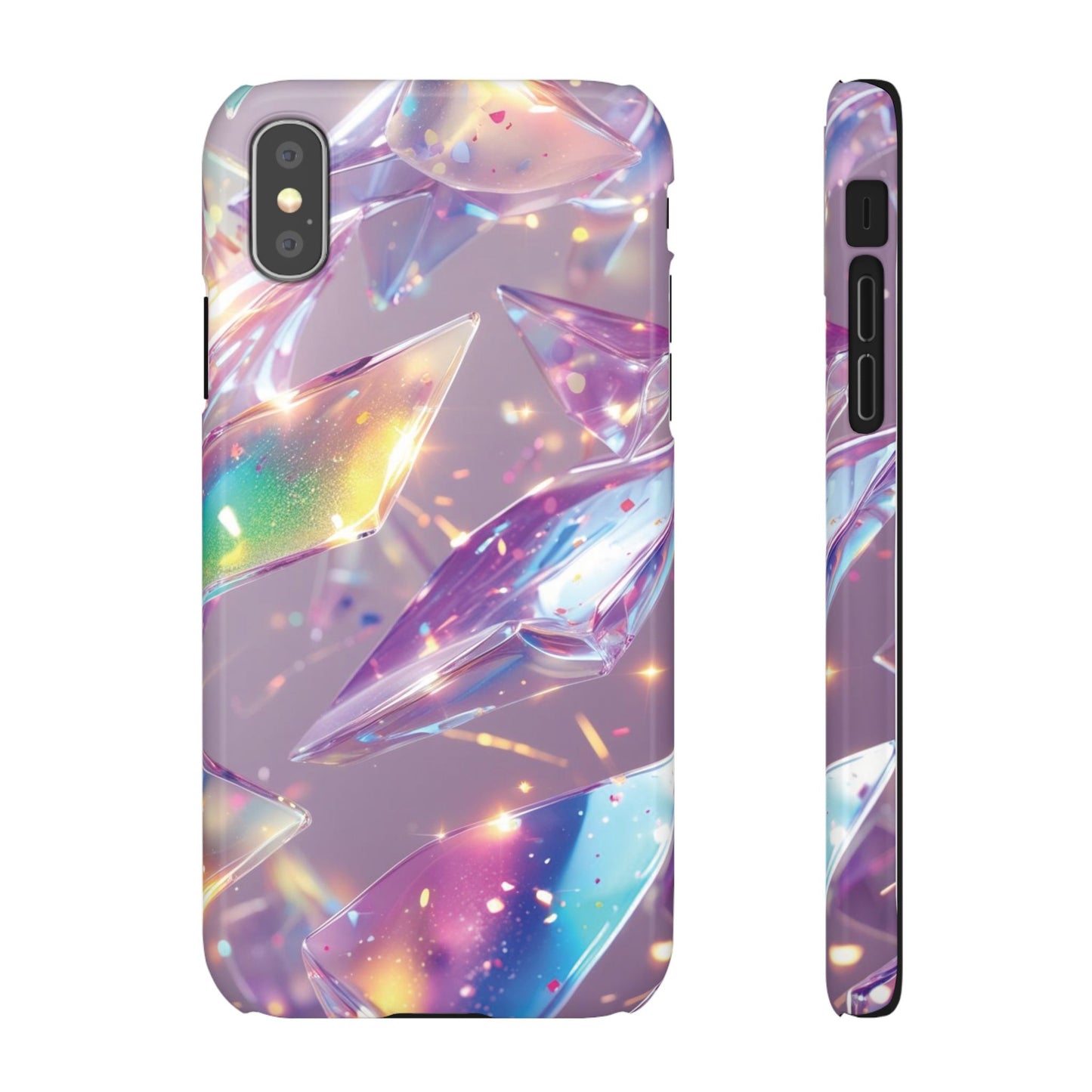 Snap Case iPhone Handyhülle – 3D-Effekt mit Diamant Design